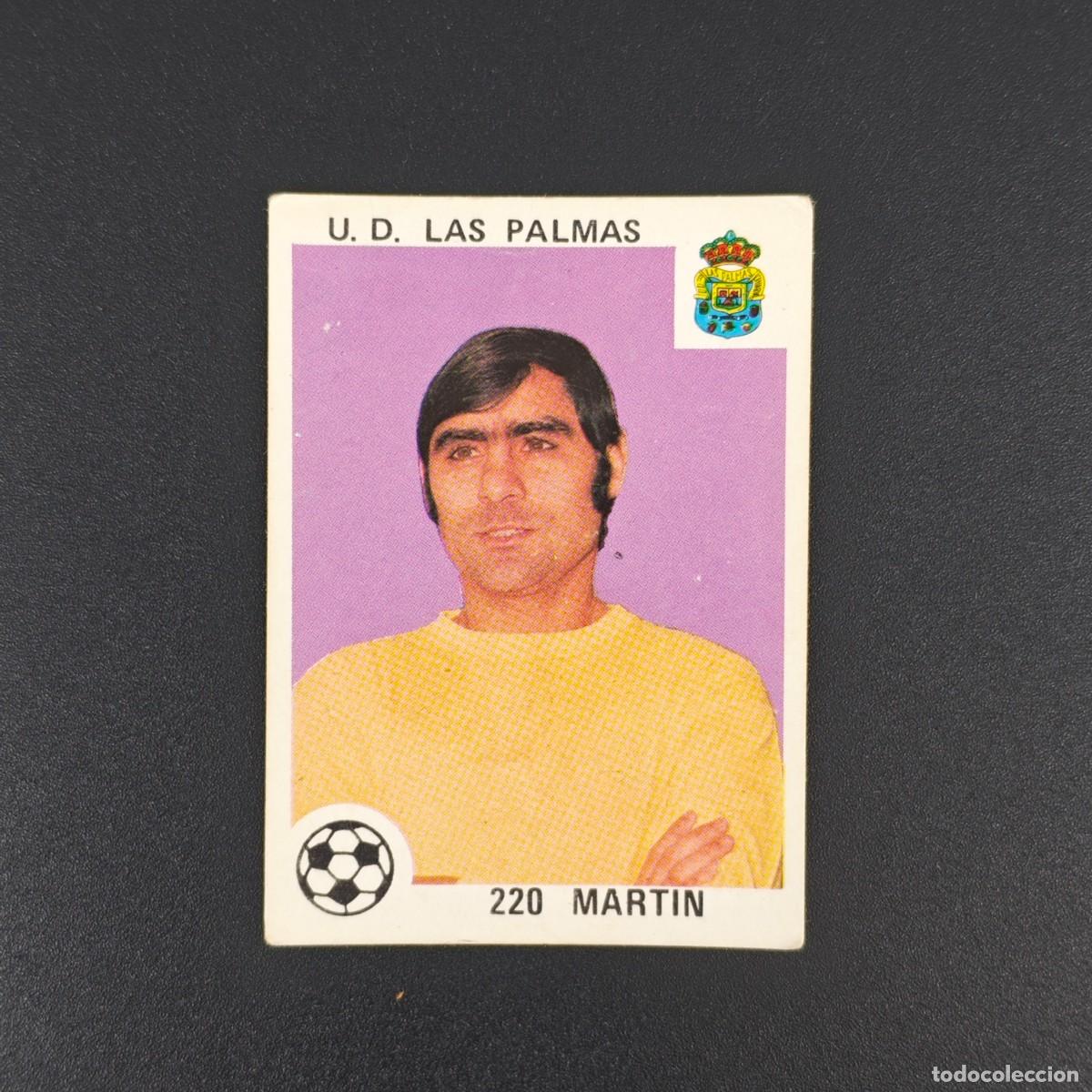 Cromos de F&uacute;tbol: CROMO LIGA ESPA&Ntilde;OLA MAGA 220 MARTIN U. D. LAS PALMAS NUNCA PEGADO SIN PEGAR 78 79 1978 1979 RA526