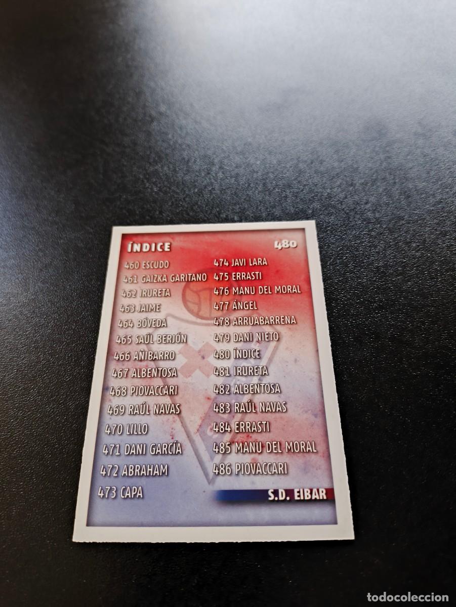 Cromos de F&uacute;tbol: 480 INDICE EIBAR MUNDICROMO LIGA 2014 2015 14 15 NO PANINI ESTE