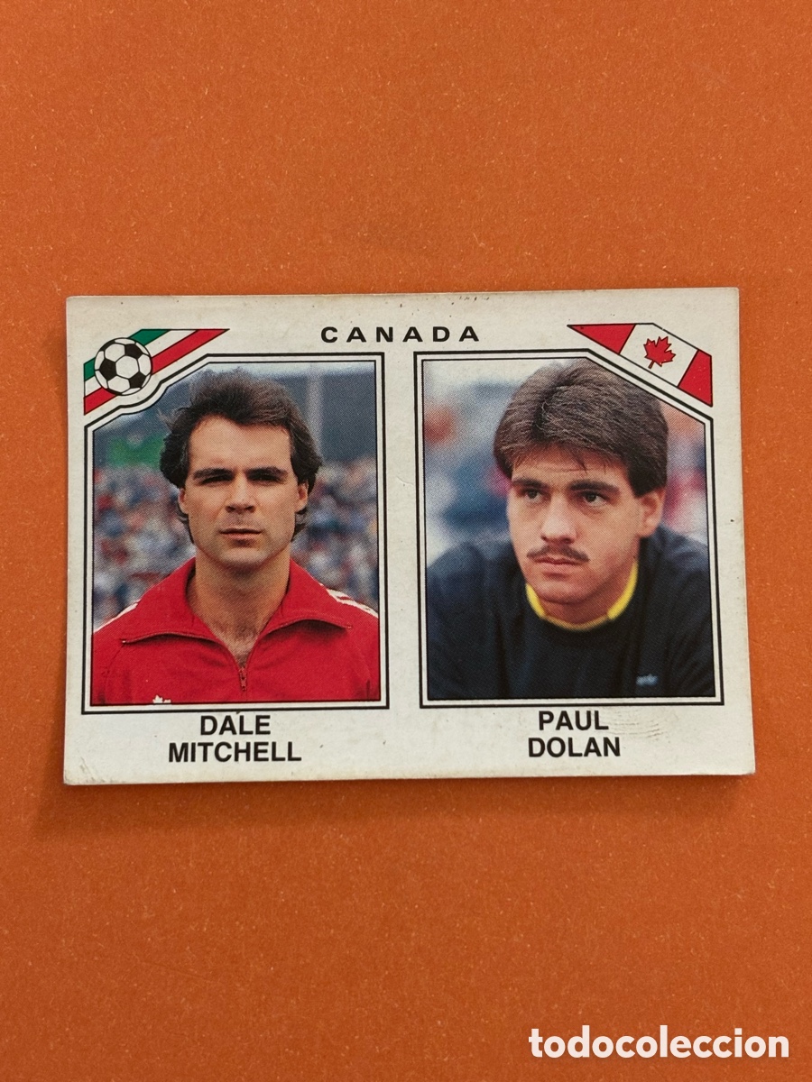 Cromos de F&uacute;tbol: DALE MITCHELL - PAUL DOLAN CANADA 227 MUNDIAL MEXICO 1986 86 PANINI NUNCA PEGADO SIN PEGAR
