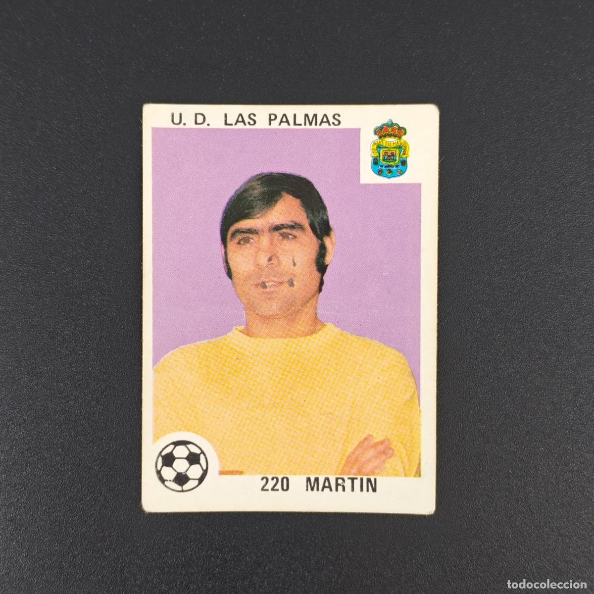 Cromos de F&uacute;tbol: CROMO LIGA ESPA&Ntilde;OLA MAGA 220 MARTIN U. D. LAS PALMAS NUNCA PEGADO SIN PEGAR 78 79 1978 1979 RA526