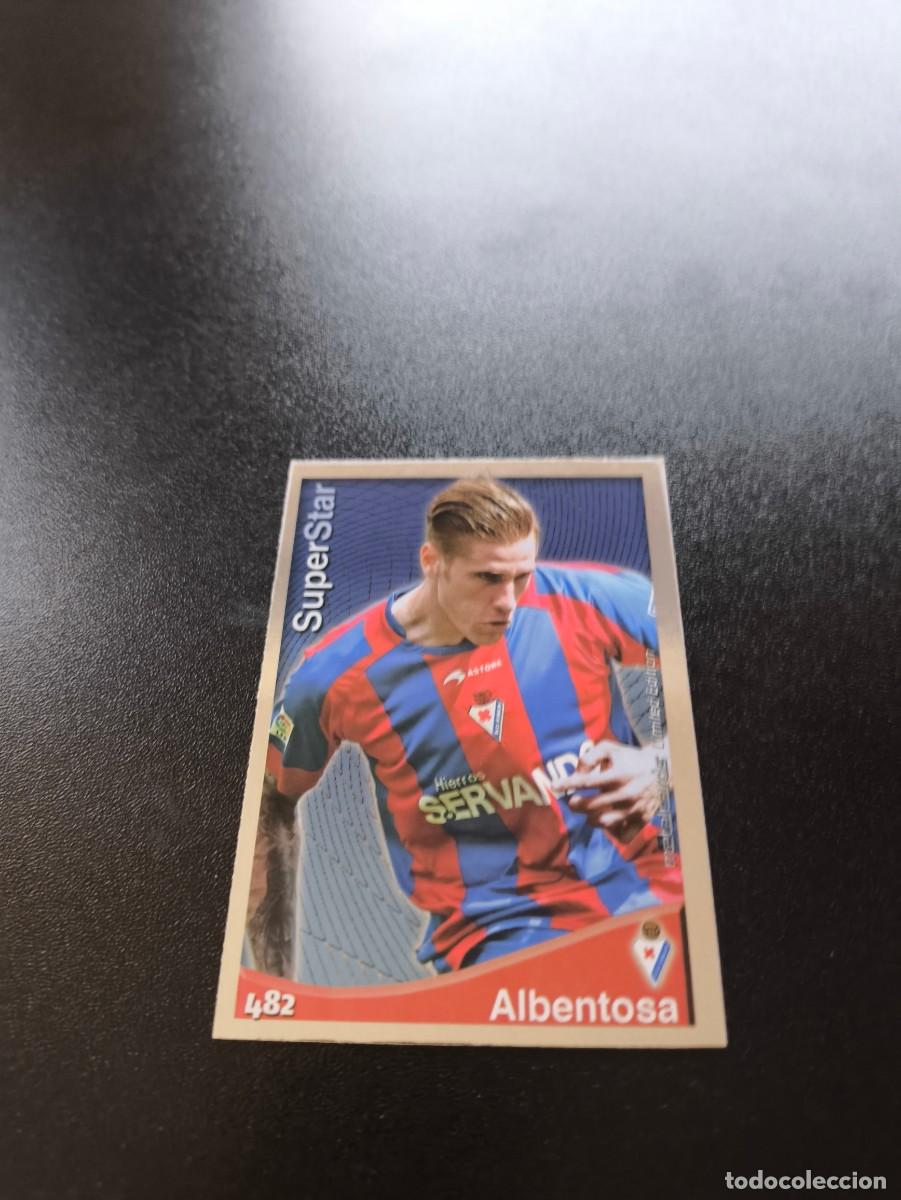 Cromos de F&uacute;tbol: 482 Albentosa SUPERSTAR METALCARDS EIBAR MUNDICROMO LIGA 2014 2015 14 15 NO PANINI ESTE