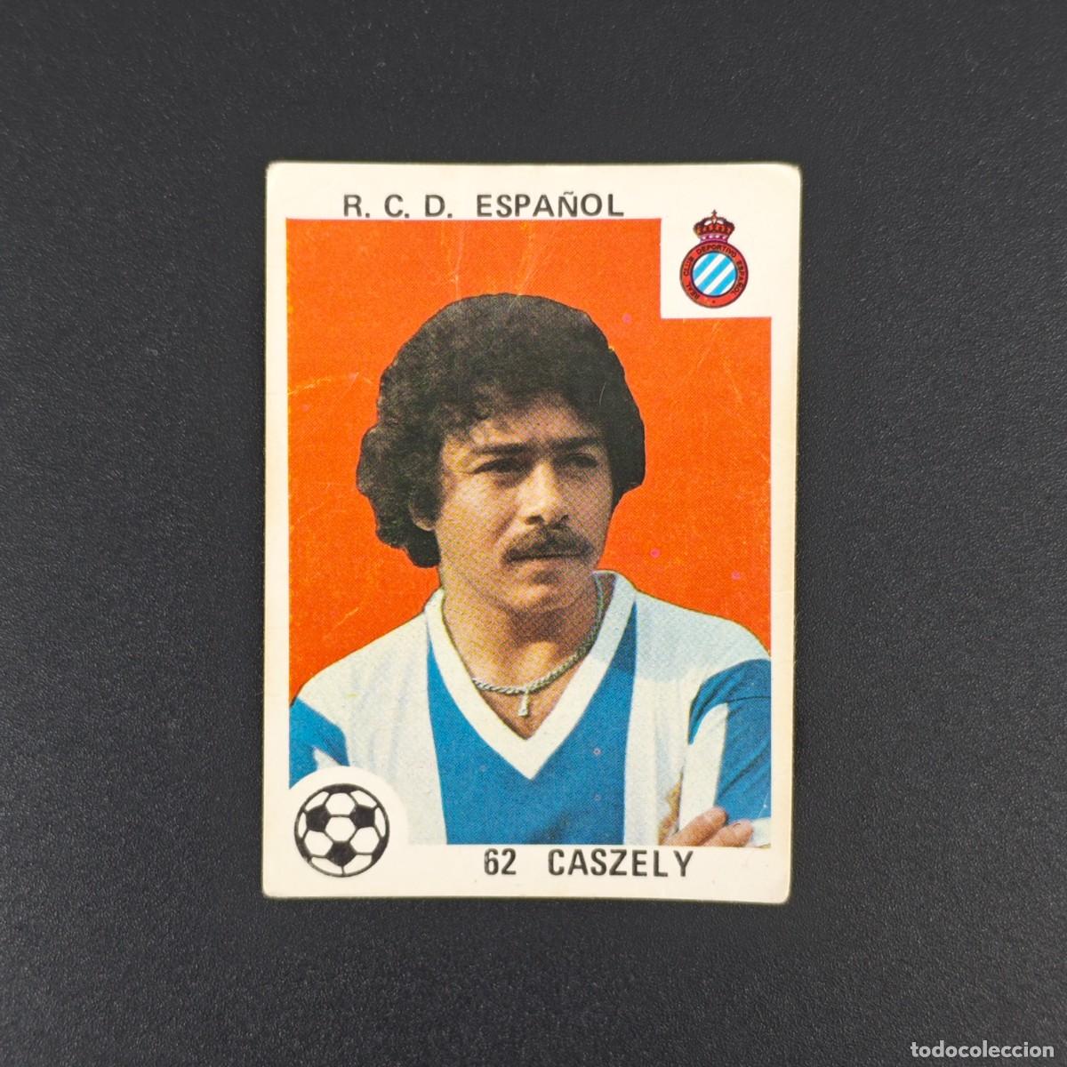 Cromos de F&uacute;tbol: CROMO LIGA MAGA 62 CASZELY ESPA&Ntilde;OL ESPANYOL NUNCA PEGADO SIN PEGAR 78 79 1978 1979 RA526
