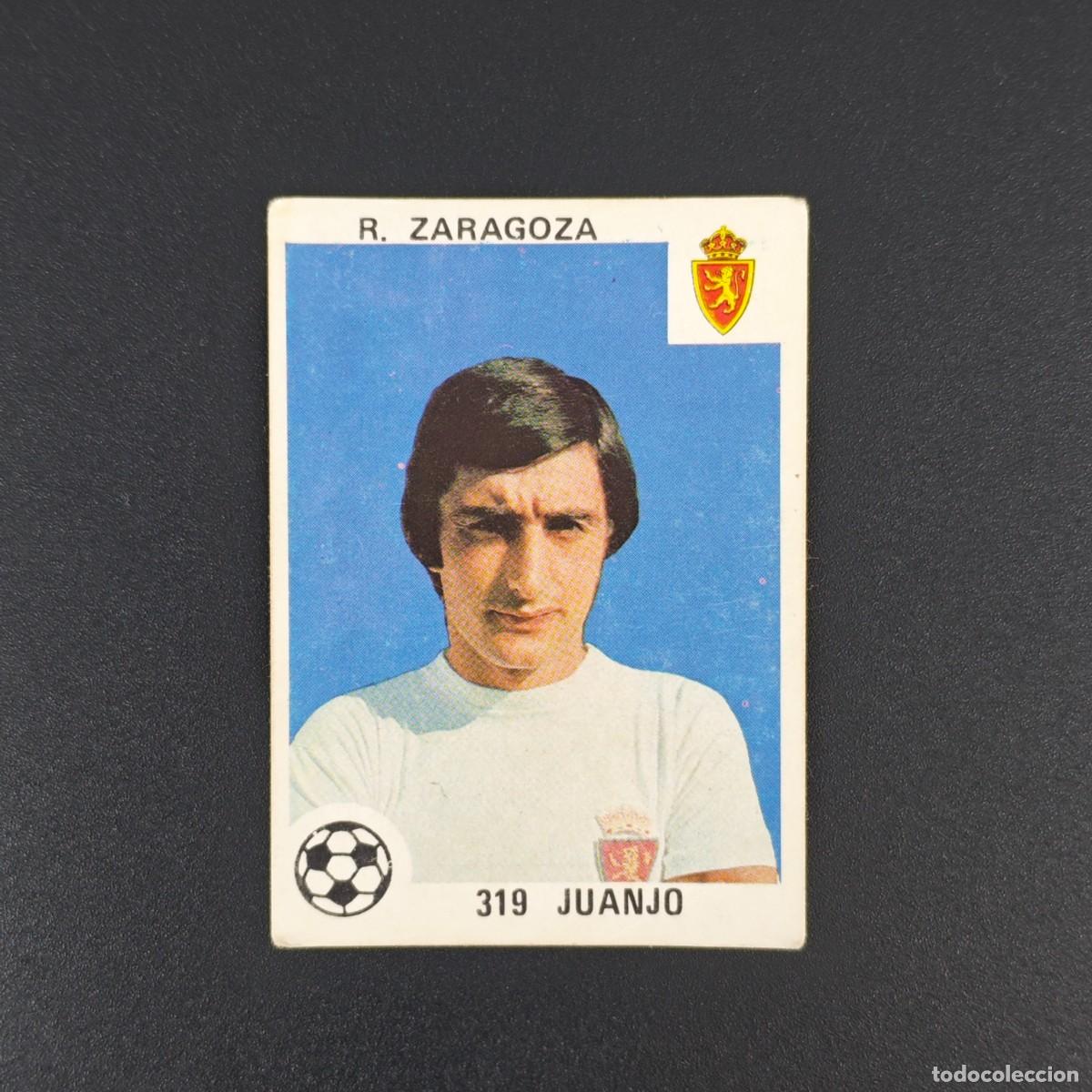 Figurine di Calcio: CROMO LIGA ESPA&Ntilde;OLA MAGA 319 JUANJO REAL ZARAGOZA NUNCA PEGADO SIN PEGAR 78 79 1978 1979 RA526