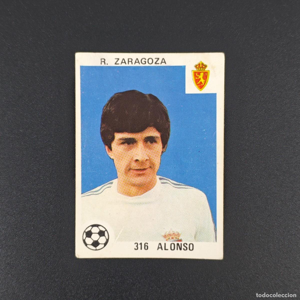 Cromos de F&uacute;tbol: CROMO LIGA ESPA&Ntilde;OLA MAGA 316 ALONSO REAL ZARAGOZA NUNCA PEGADO SIN PEGAR 78 79 1978 1979 RA526