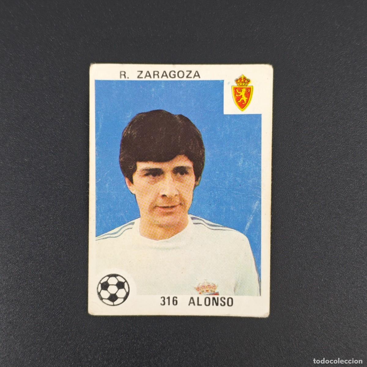 Football Stickers: CROMO LIGA ESPA&Ntilde;OLA MAGA 316 ALONSO REAL ZARAGOZA NUNCA PEGADO SIN PEGAR 78 79 1978 1979 RA526