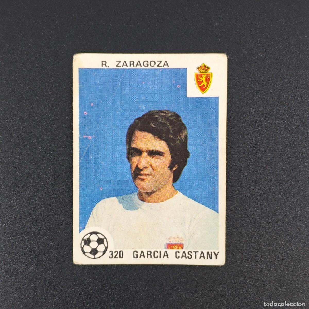 Fu&szlig;ball-Sticker: CROMO LIGA ESPA&Ntilde;OLA MAGA 320 GARCIA CASTANY ZARAGOZA NUNCA PEGADO SIN PEGAR 78 79 1978 1979 RA526