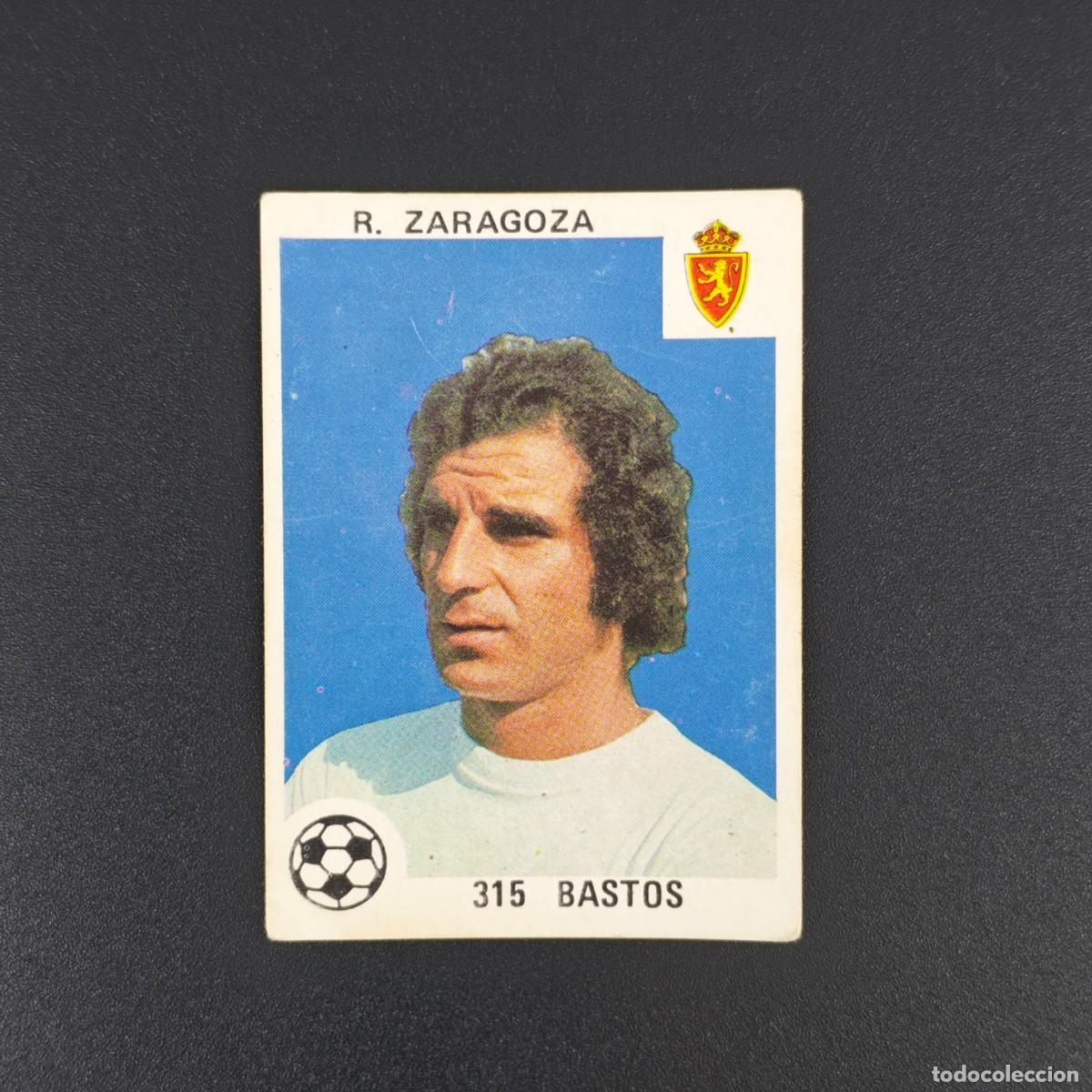 Fu&szlig;ball-Sticker: CROMO LIGA ESPA&Ntilde;OLA MAGA 315 BASTOS REAL ZARAGOZA NUNCA PEGADO SIN PEGAR 78 79 1978 1979 RA526