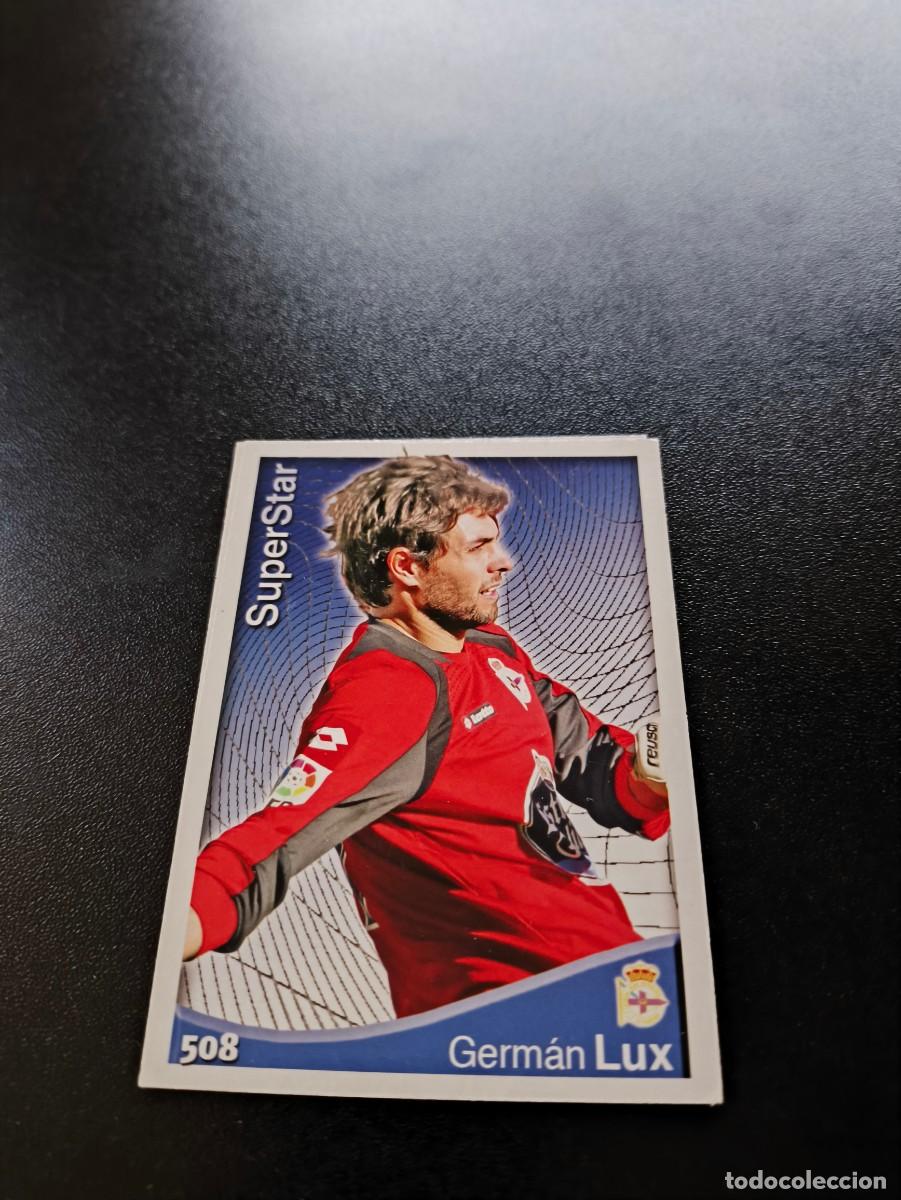 Fu&szlig;ball-Sticker: 508 Germ&aacute;n Lux SUPERSTAR MATE DEPORTIVO DE LA CORU&Ntilde;A MUNDICROMO LIGA 2014 2015 14 15 NO PANINI ESTE