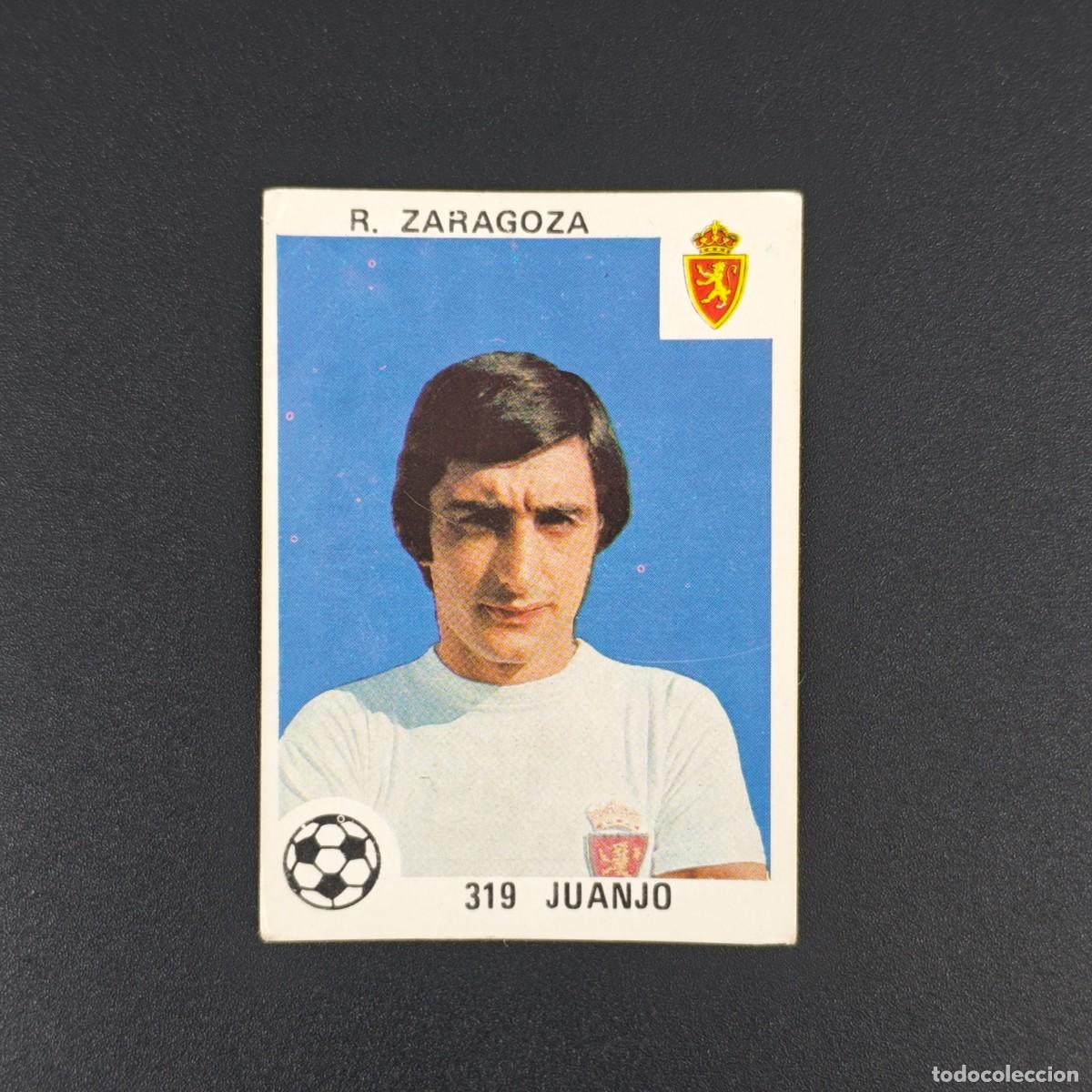 Fu&szlig;ball-Sticker: CROMO LIGA ESPA&Ntilde;OLA MAGA 319 JUANJO REAL ZARAGOZA NUNCA PEGADO SIN PEGAR 78 79 1978 1979 RA526