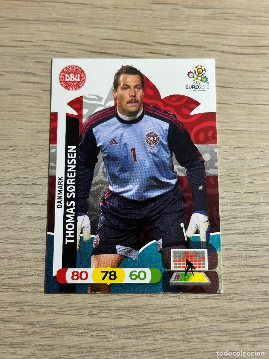 Football Stickers: THOMAS SORENSEN 13 DINAMARCA ADRENALYN EURO 2012