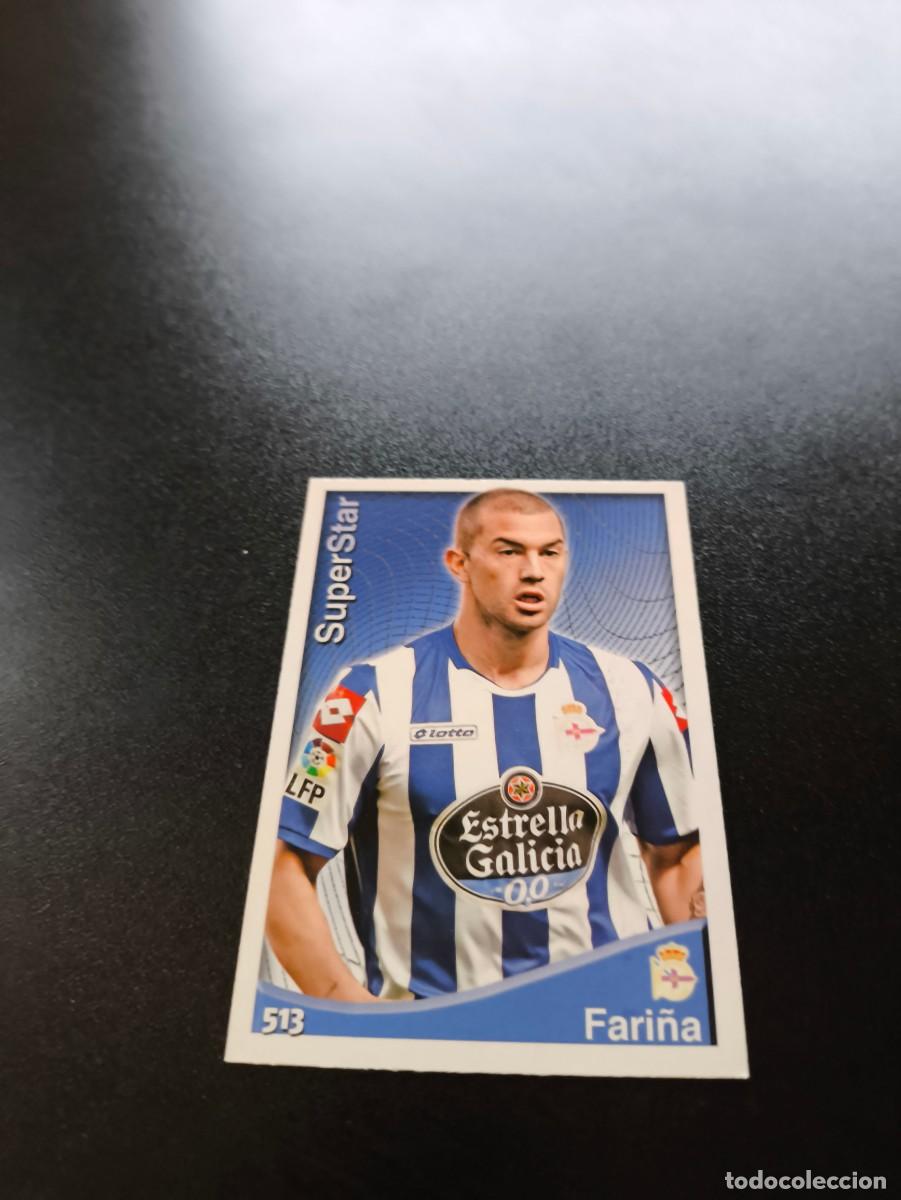 Cromos de F&uacute;tbol: 513 Fari&ntilde;a SUPERSTAR MATE DEPORTIVO DE LA CORU&Ntilde;A MUNDICROMO LIGA 2014 2015 14 15 NO PANINI ESTE