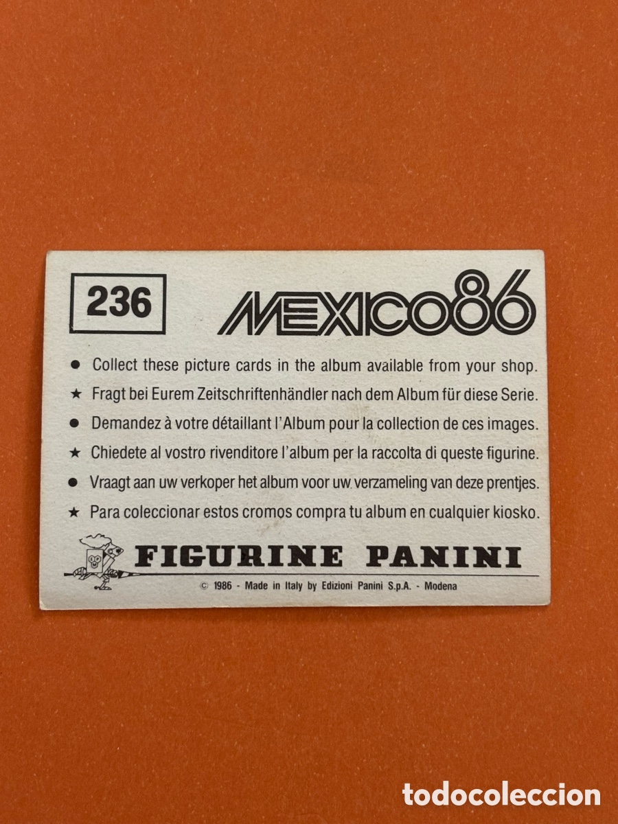 Cromos de F&uacute;tbol: panini mundial Mexico 86 n&uacute;mero 239 Brasil - Stickers album world cup 1986