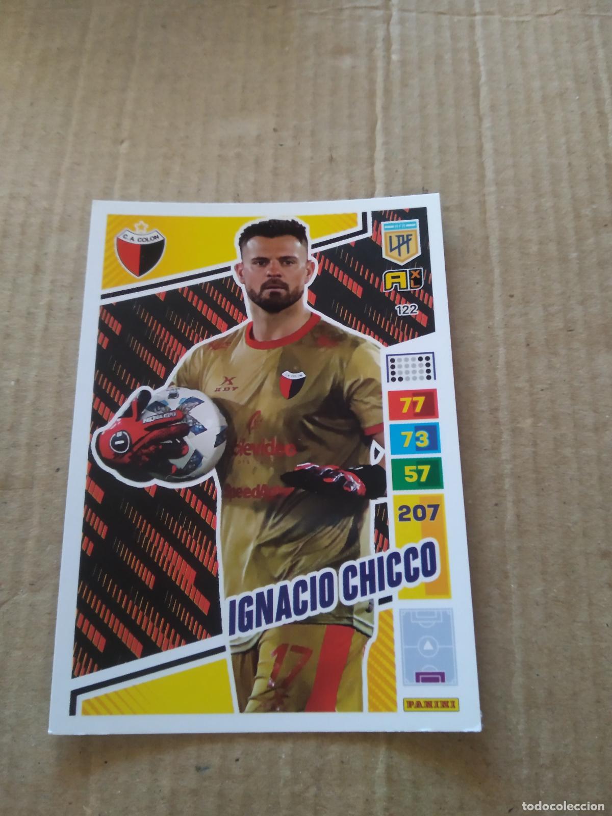 Cromos de F&uacute;tbol: 122 ignacio chicco COLON CROMO FUTBOL PANINI ARGENTINO 2023 LIGA ARGENTINA ADRENALYN