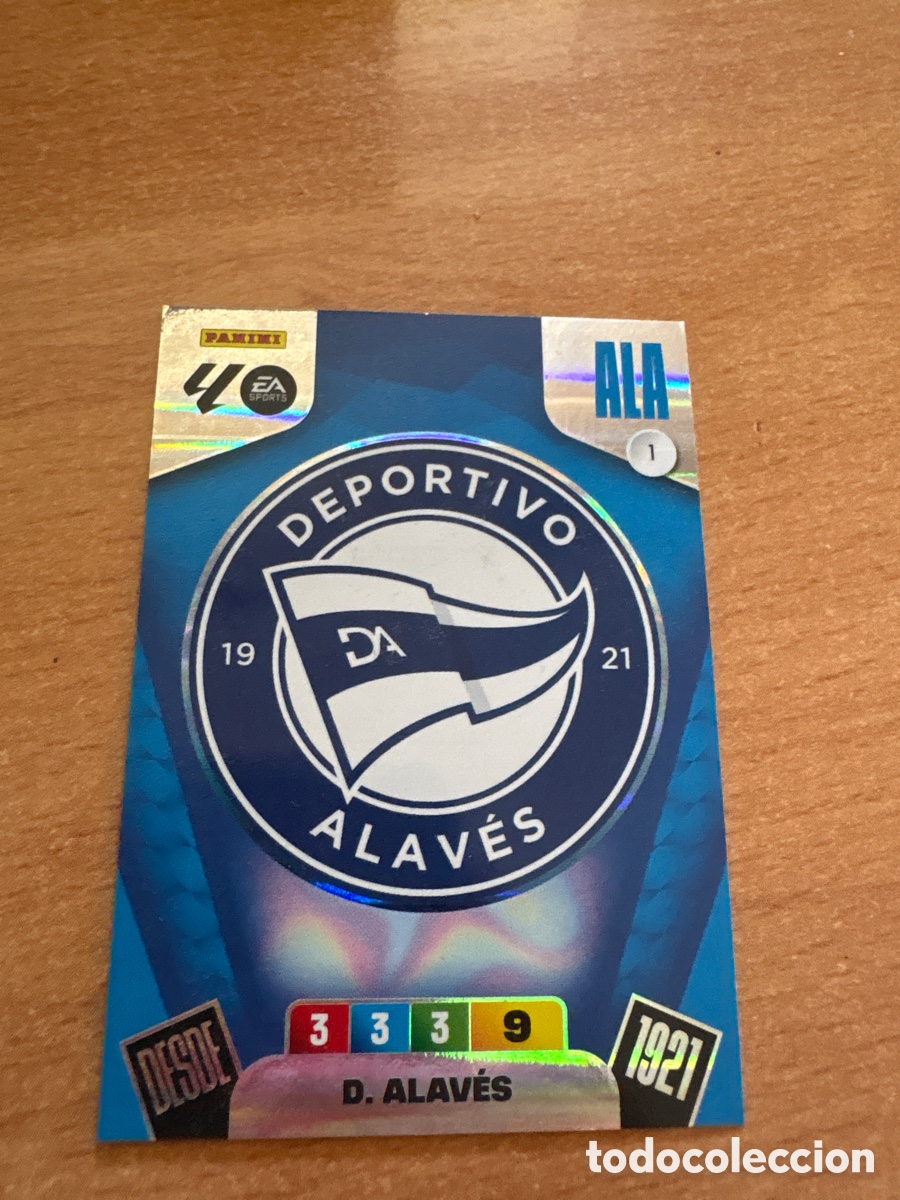 Cromos de F&uacute;tbol: Cromo escudo alaves adrenalyn