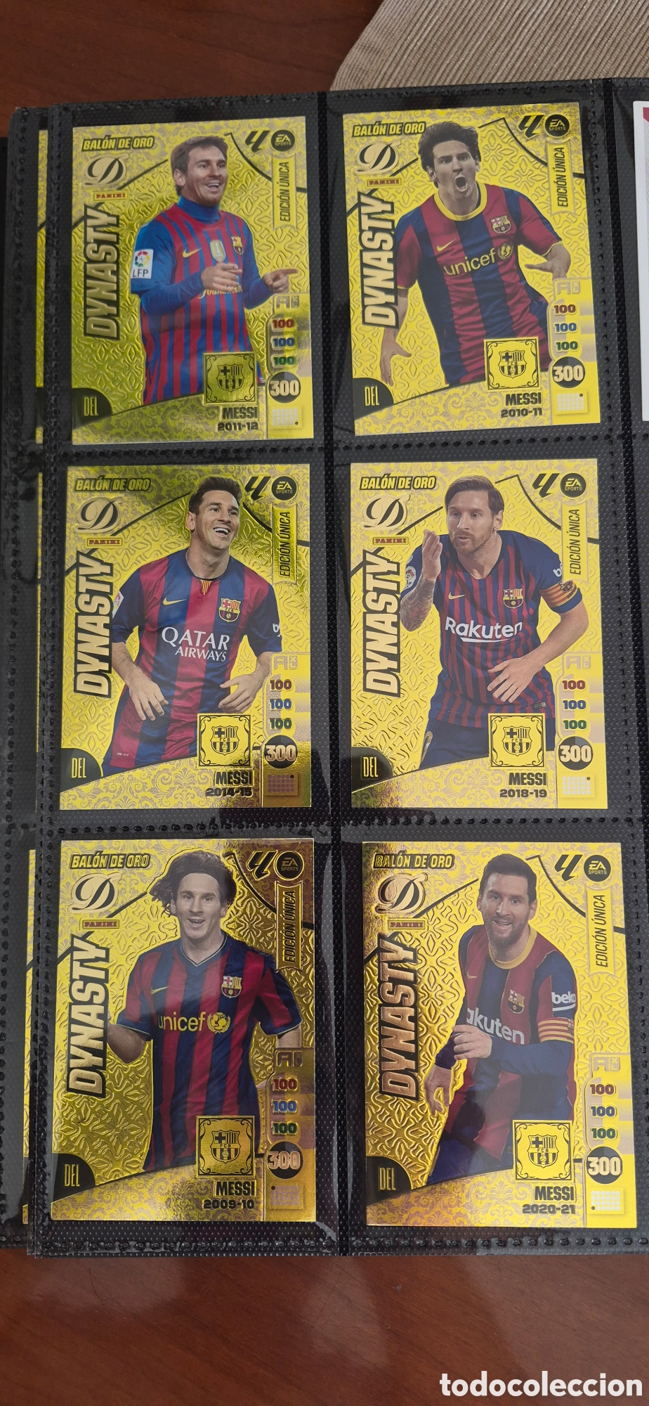 Cromos de f&uacute;tbol: CROMOS MESSI BAL&Oacute;N DE ORO - Foto 1