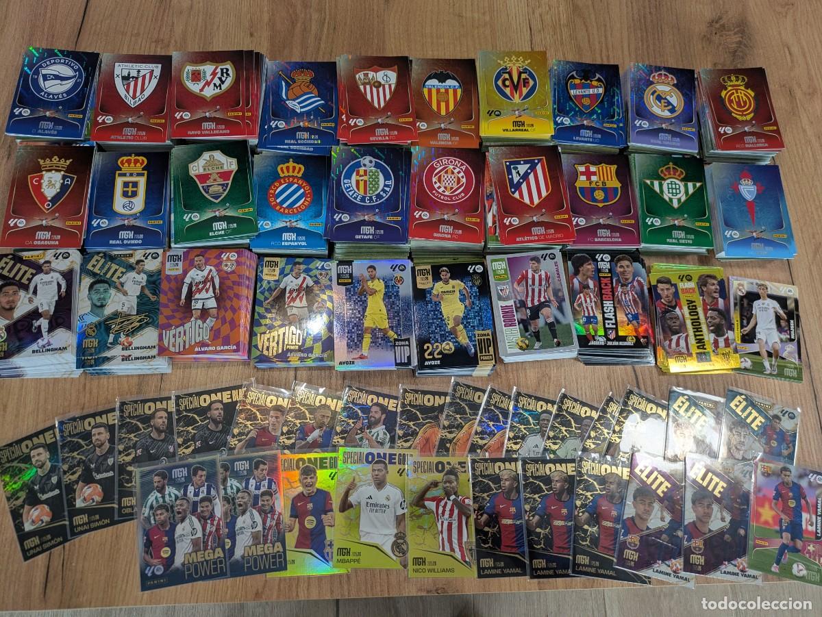 Cromos de F&uacute;tbol: Megacracks 25-26 gran Lote! One special Black Gold Lamine Yamal 3,8 Kg en cromos