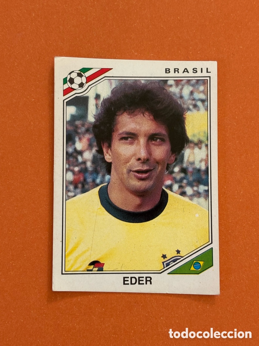 Cromos de F&uacute;tbol: panini mundial Mexico 86 n&uacute;mero 254 Eder - Sticker album world cup Mexico 1986