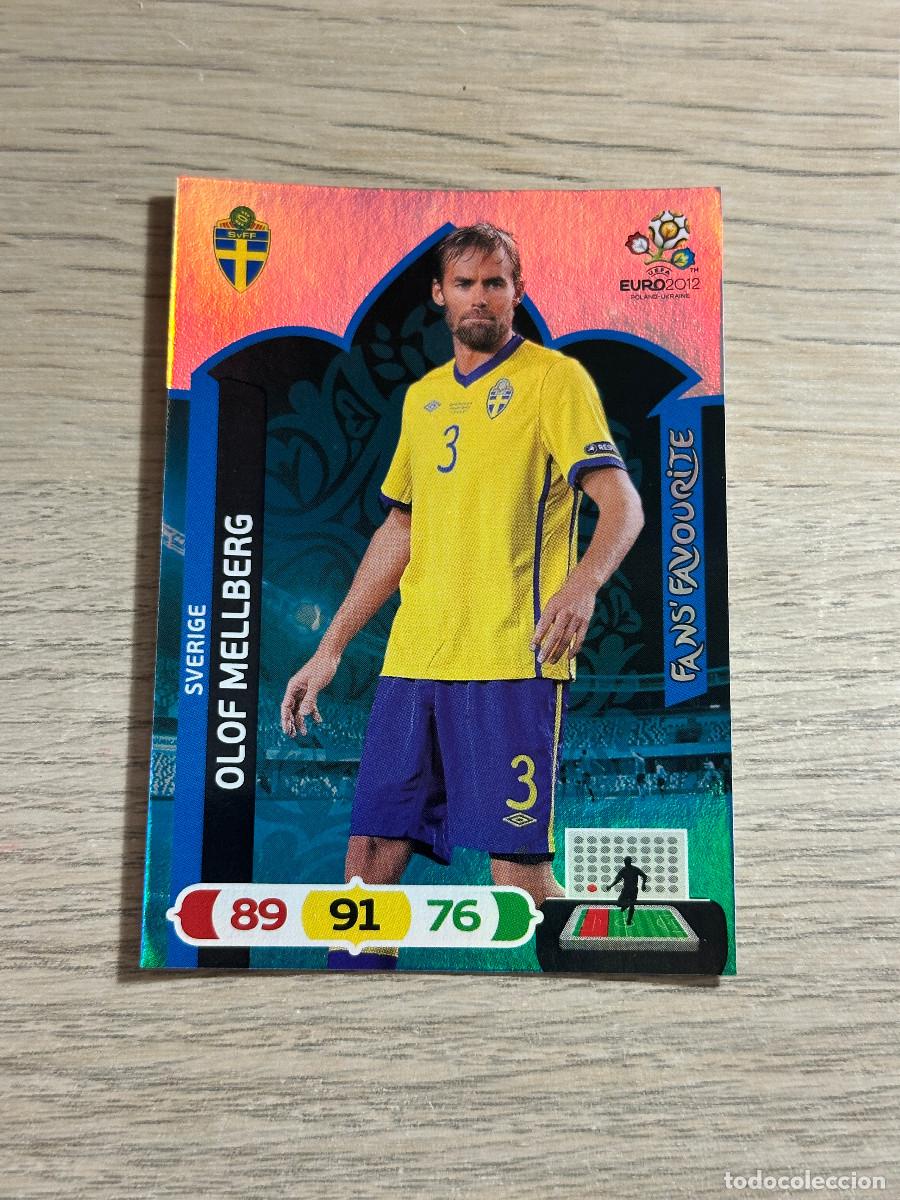Cromos de F&uacute;tbol: OLOF MELLBERG 273 - FANS FAVOURITE - SUECIA ADRENALYN EURO 2012