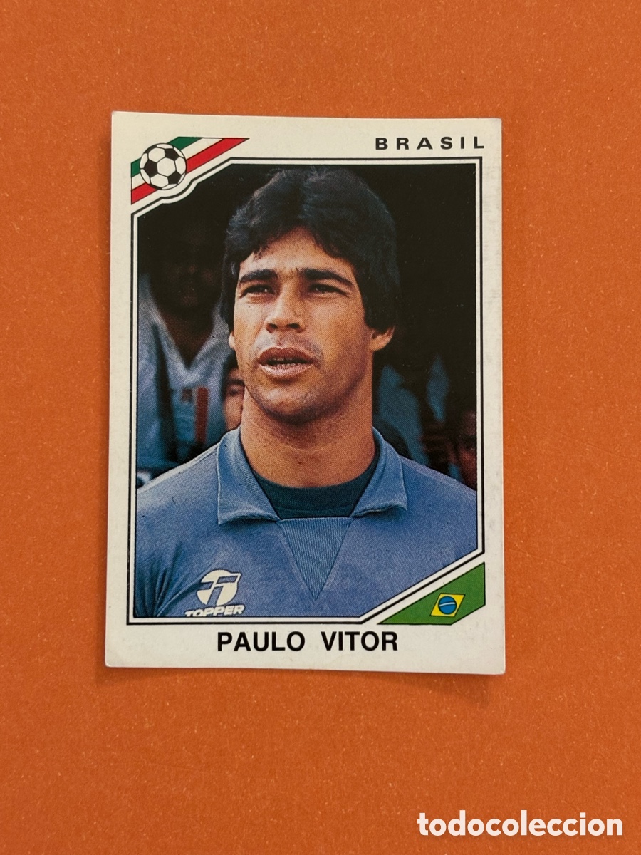 Cromos de F&uacute;tbol: panini mundial Mexico 86 n&uacute;mero 255 Paulo Vitor - Sticker album world cup Mexico 1986