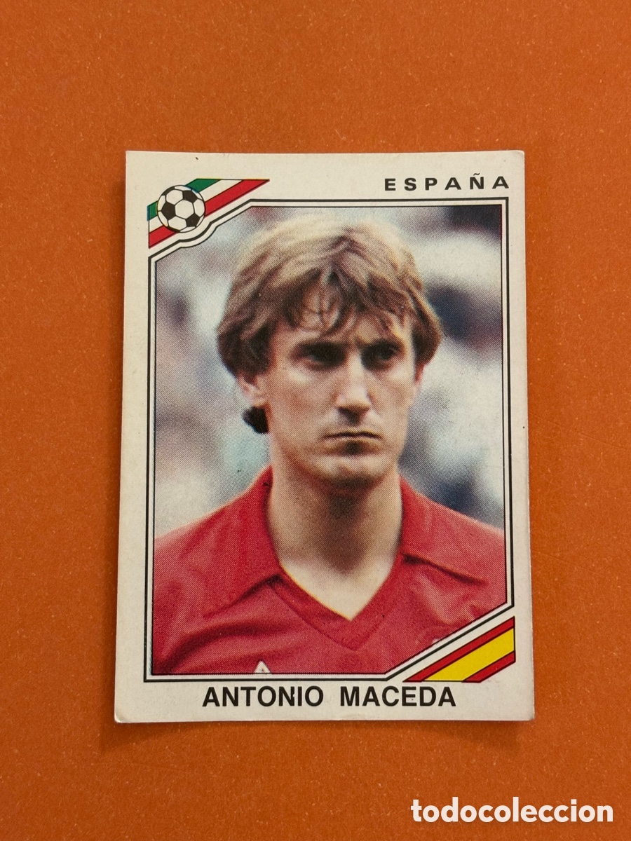 Cromos de F&uacute;tbol: 260 ANTONIO MACEDA (ESPA&Ntilde;A) MUNDIAL M&Eacute;XICO 86 PANINI. NUNCA PEGADO 1986