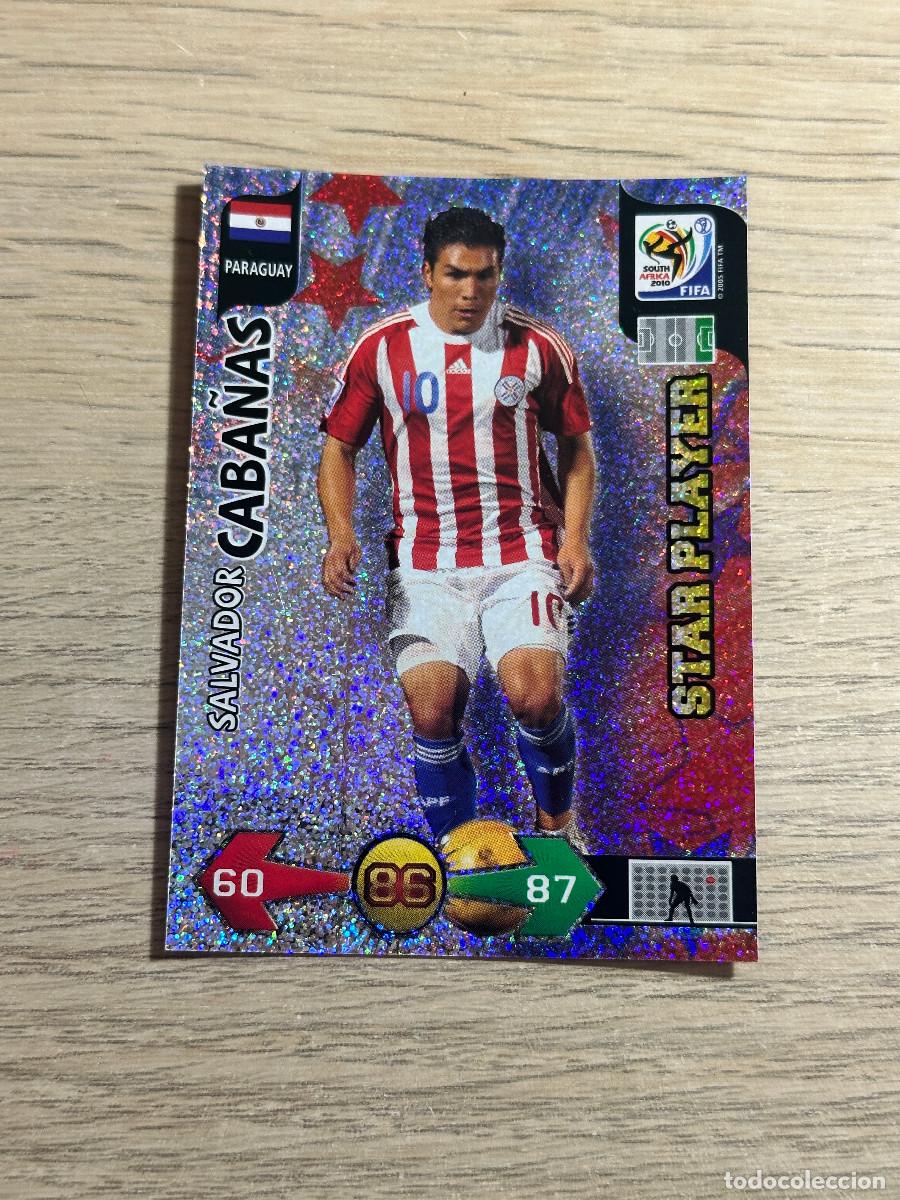 Cromos de F&uacute;tbol: SALVADOR CABA&Ntilde;AS - STAR PLAYER - PARAGUAY ADRENALYN XL SOUTH AFRICA 2010