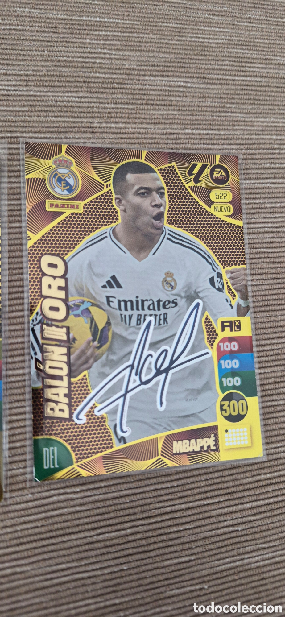 Cromos de F&uacute;tbol: CROMO MBAPPE FIRMADO