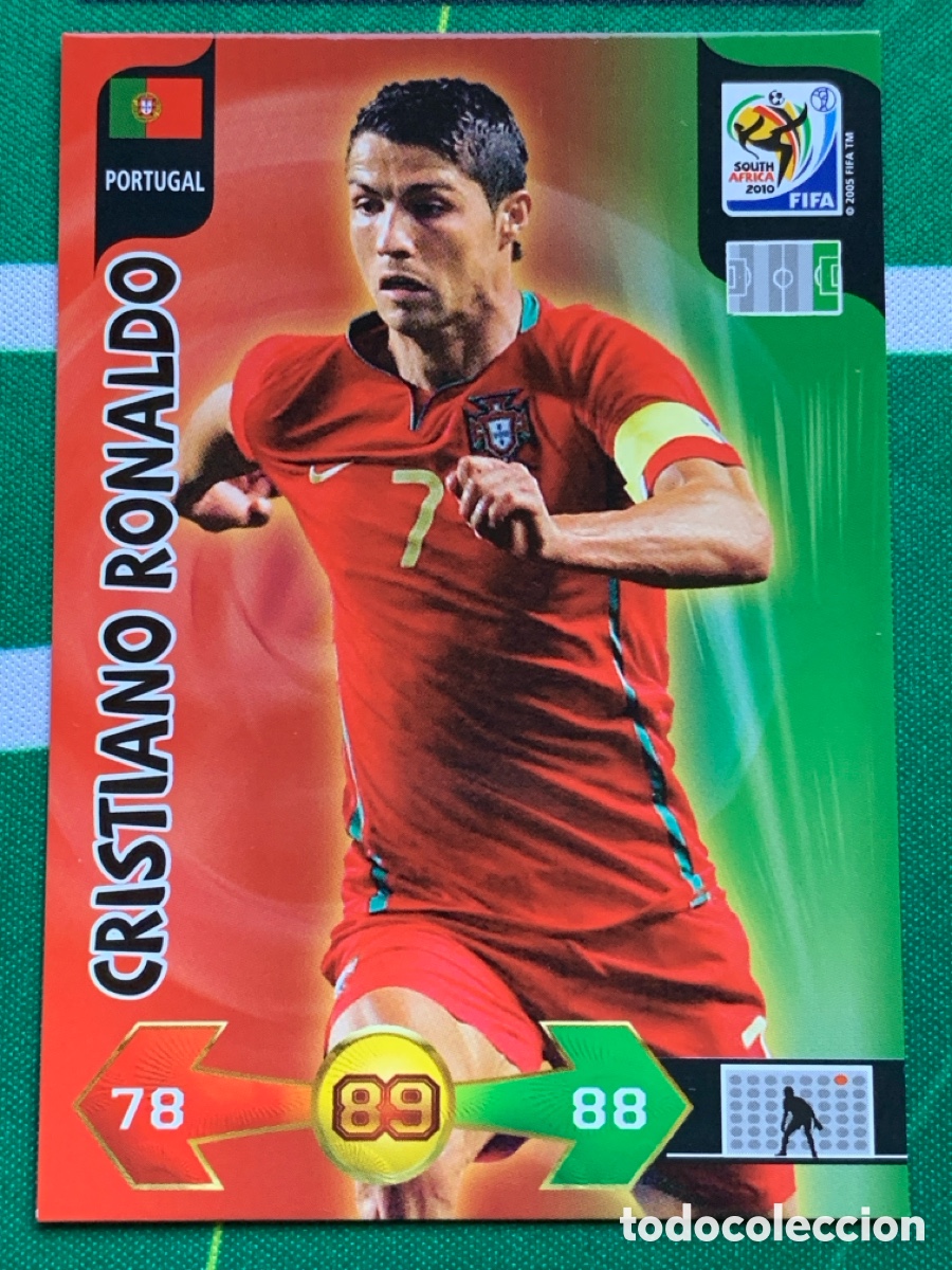 Cromos de F&uacute;tbol: 285 Cristiano Ronaldo Portugal Base card ADRENALYN XL MUNDIAL SOUTH AFRICA 2010 FIFA WORLD CUP PANIN