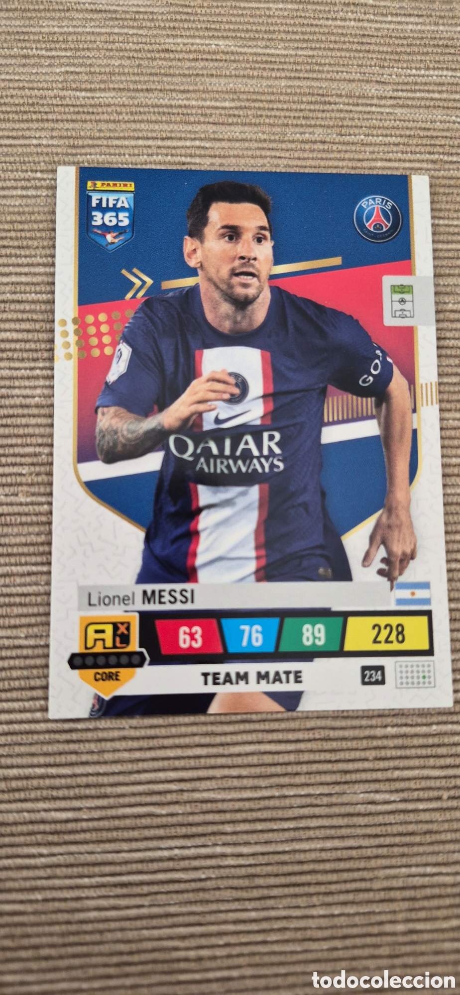 Cromos de F&uacute;tbol: CROMO MESSI PSG NUEVO