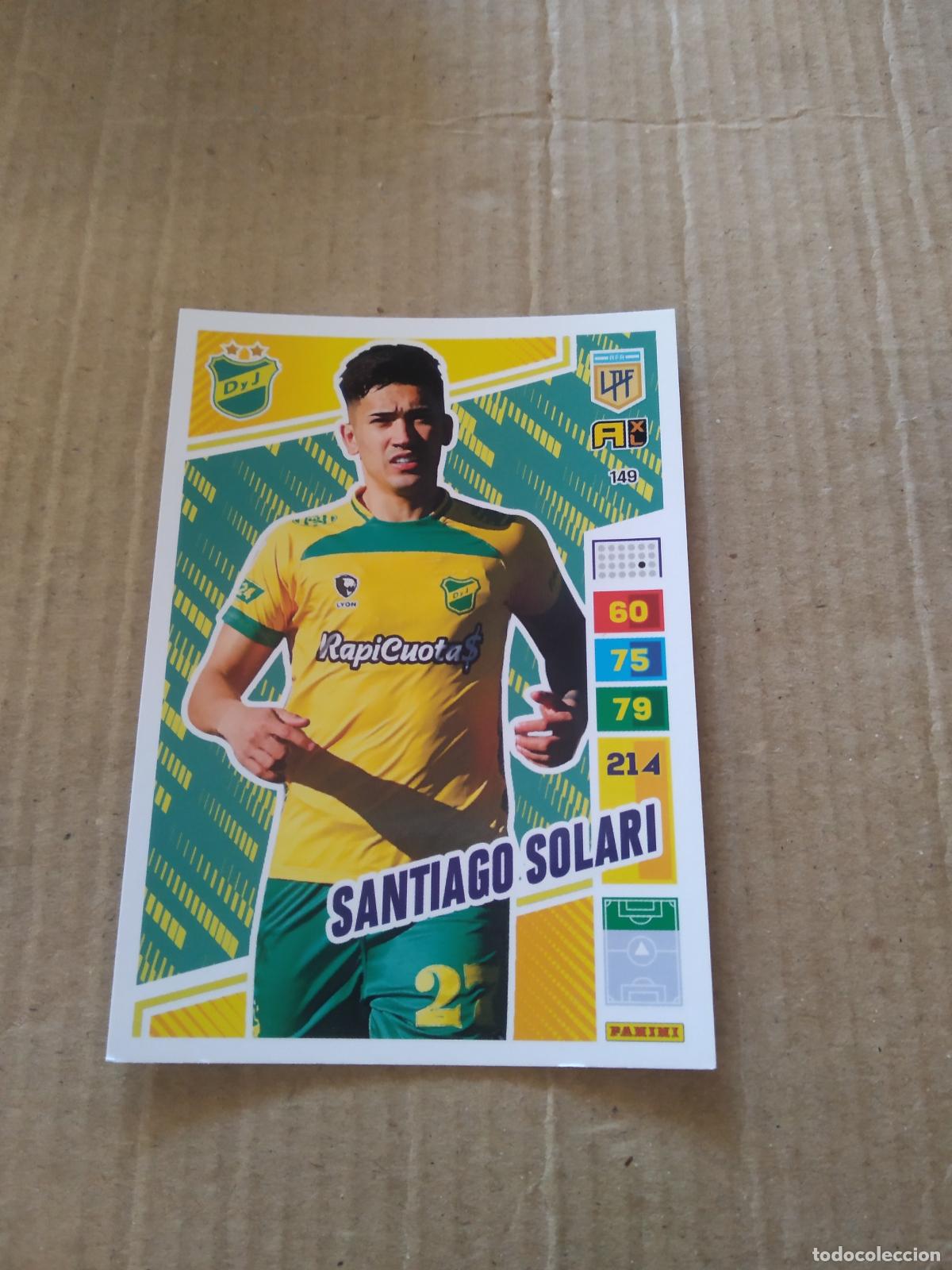 Cromos de F&uacute;tbol: 149 SANTIAGO SOLARI DEFENSA Y JUSTICIA CROMO FUTBOL PANINI ARGENTINO 2023 LIGA ARGENTINA ADRENALYN
