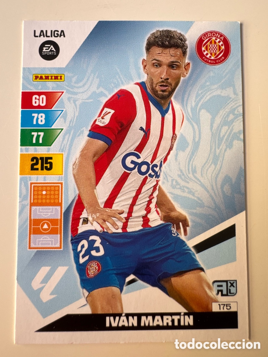 Cromos de F&uacute;tbol: PANINI ADRENALYN XL La Liga 2023 2024 23 24 Iv&aacute;n Mart&iacute;n Girona FC N&ordm; 175