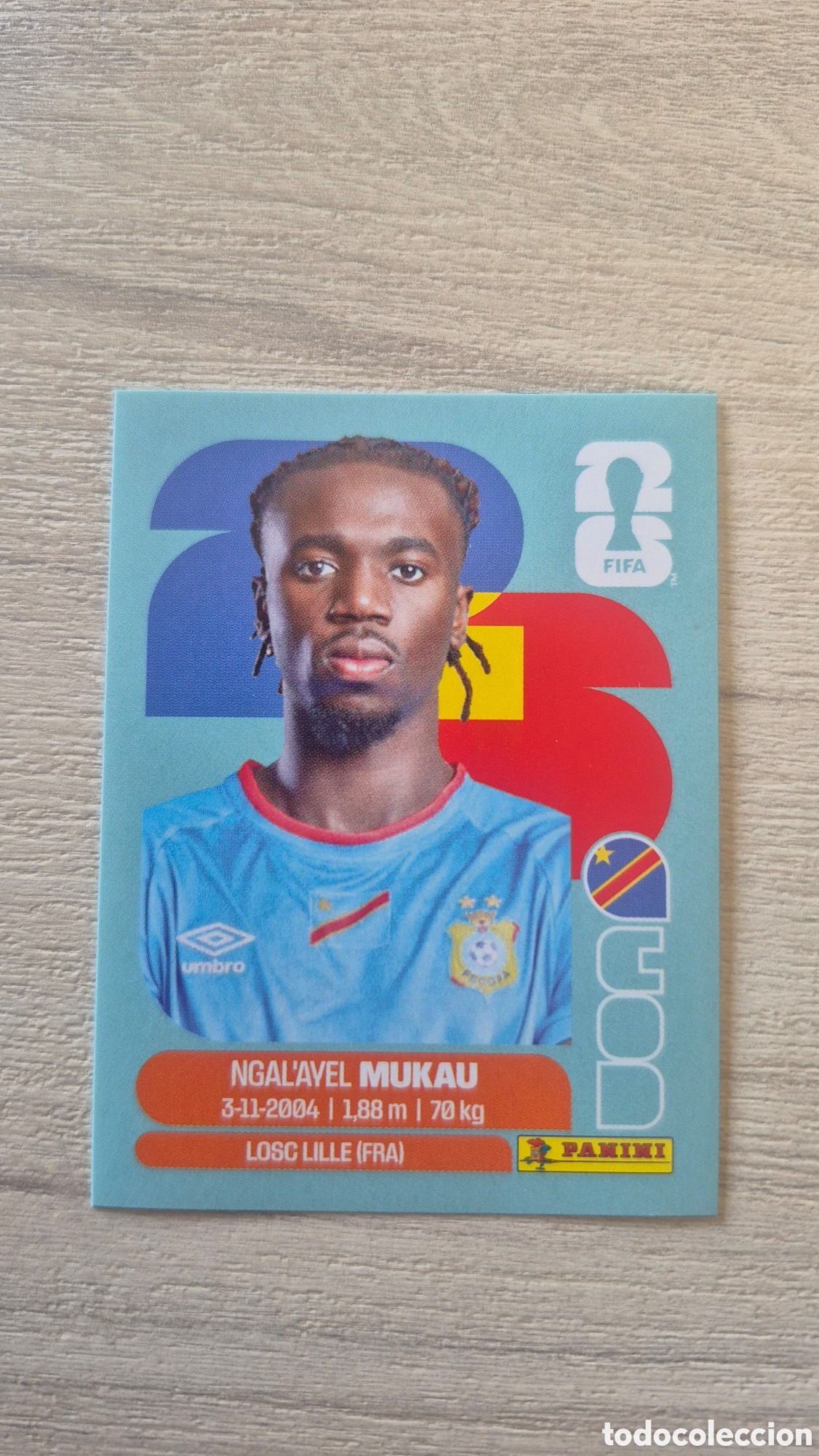 Cromos de F&uacute;tbol: COD9 Mukau FIFA World Cup 2026