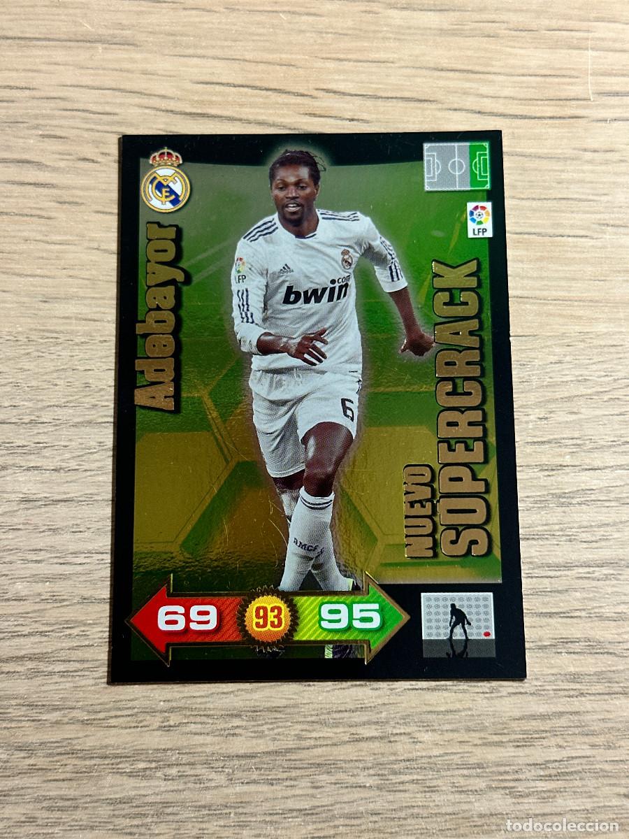 Cromos de F&uacute;tbol: ADEBAYOR REAL MADRID NUEVO SUPERCRACK ADRENALYN XL 2010 2011 / 10 11 PANINI SUPER CRACK