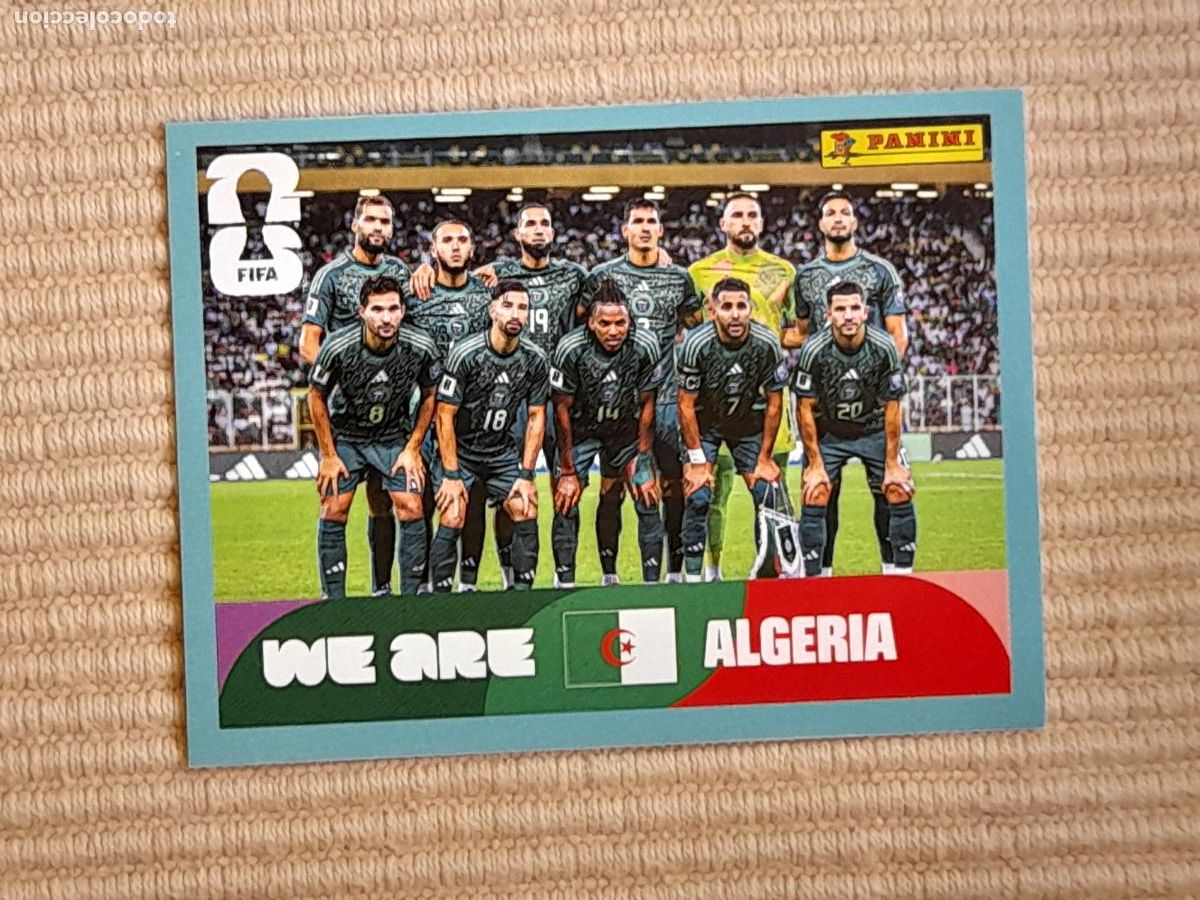 Cromos de F&uacute;tbol: CROMO ALG 13 Foto Equipo ARGELIA, FIFA WORLD CUP 2026 (MUNDIAL MEXICO EE.UU CANADA) STICKERS