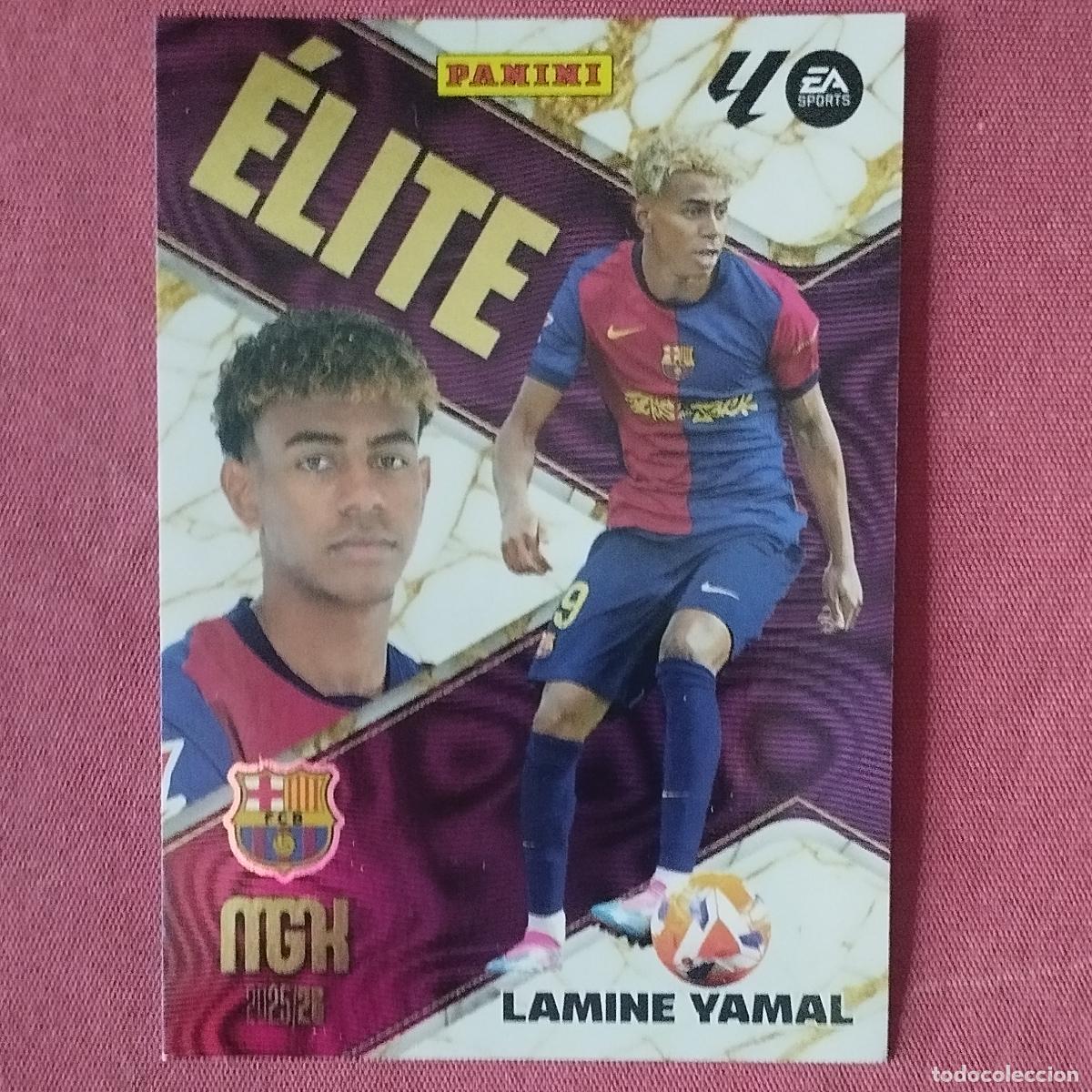 Cromos de Futebol: LAMINE YAMAL - ELITE 9 - F.C. BARCELONA - MEGACRACKS LIGA 2025 2026 - 25 26