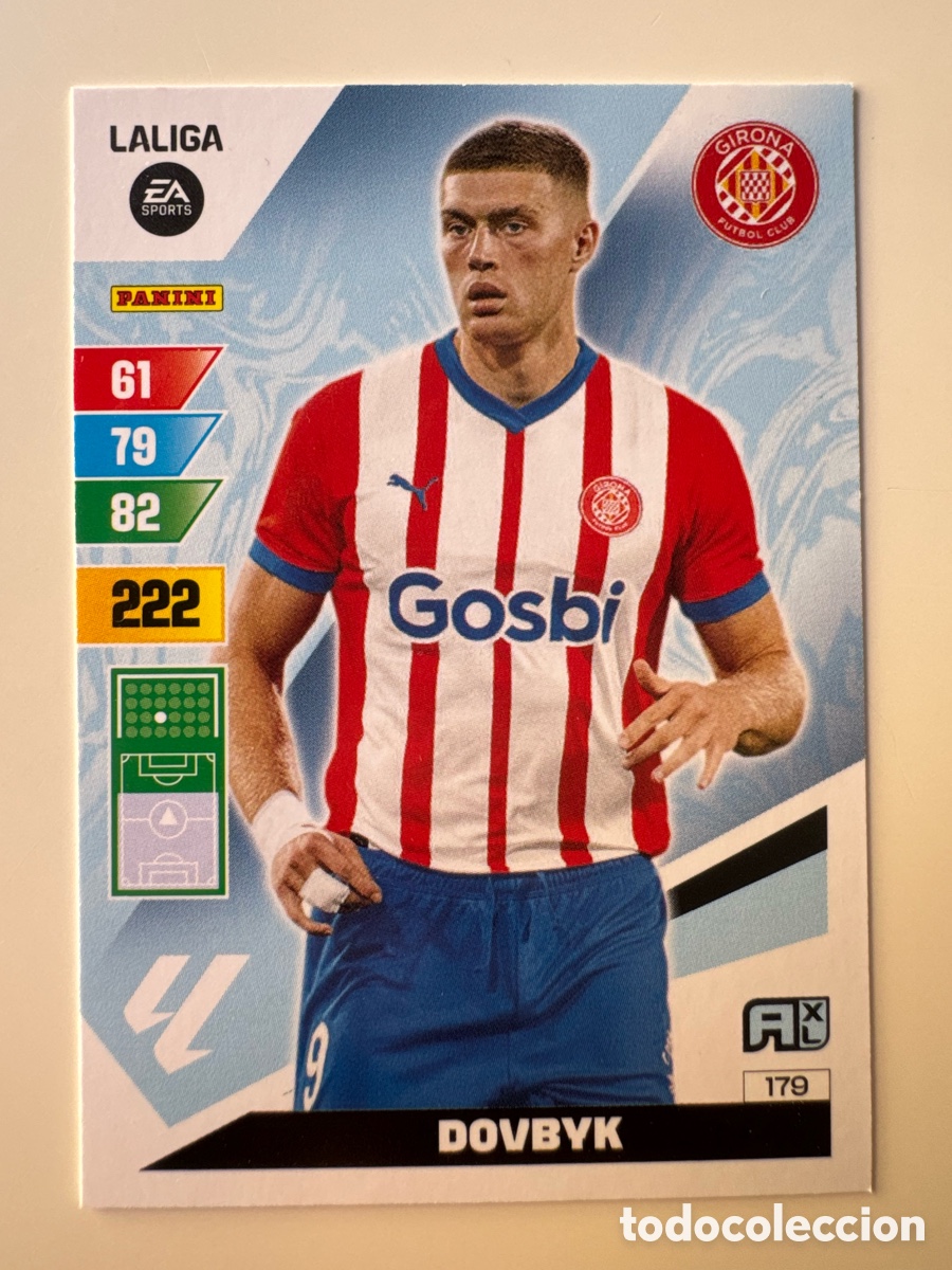 Cromos de F&uacute;tbol: PANINI ADRENALYN XL La Liga 2023 2024 23 24 Artem Dovbyk Girona FC N&ordm; 179