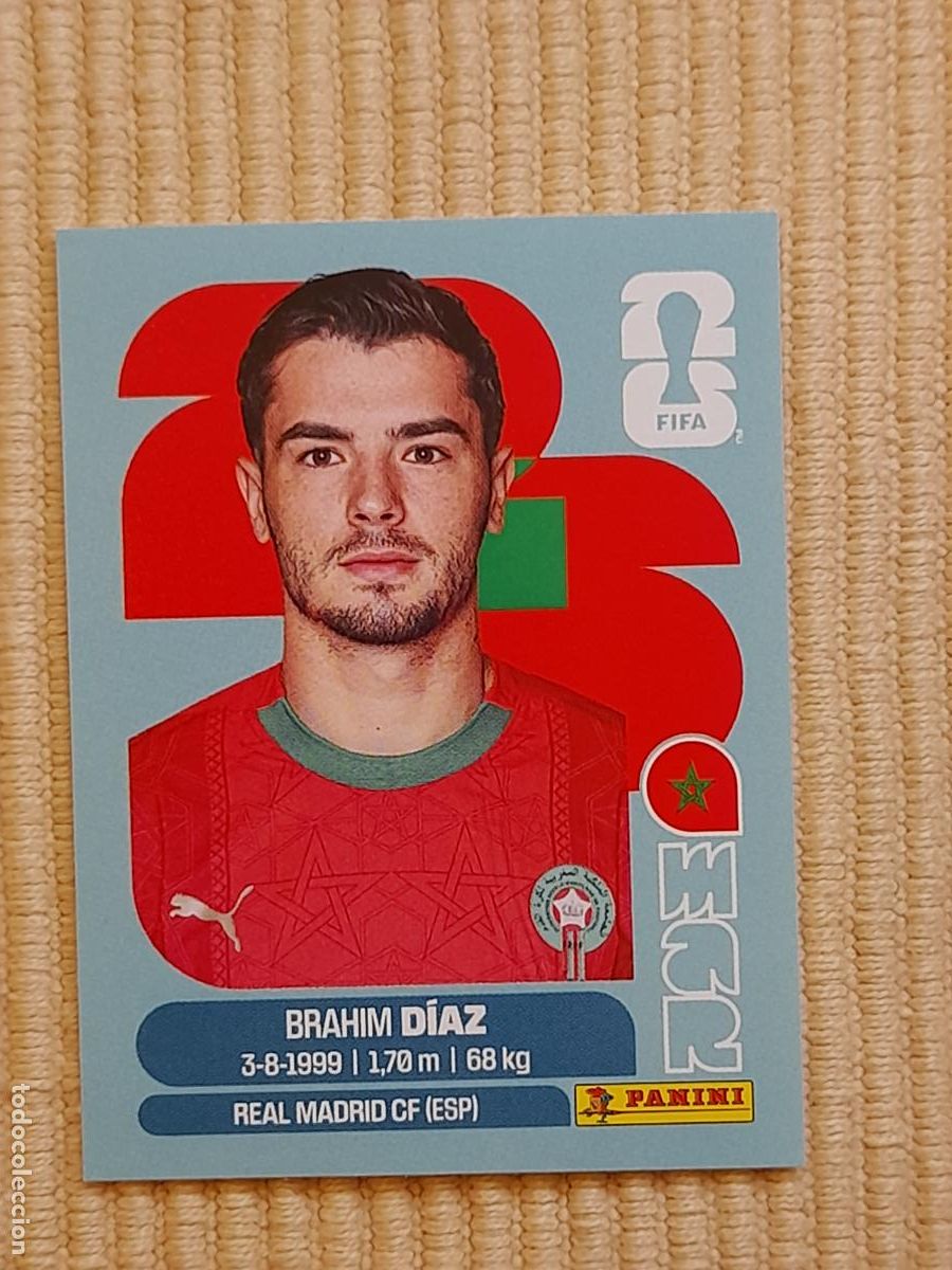 Cromos de F&uacute;tbol: CROMO MAR 19 Brahim D&iacute;az MARRUECOS, FIFA WORLD CUP 2026 (MUNDIAL MEXICO EE.UU CANADA) STICKERS