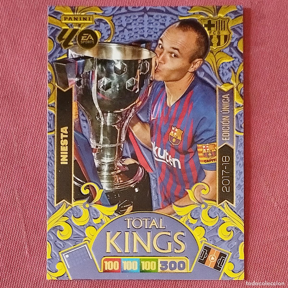 Cromos de F&uacute;tbol: INIESTA - F.C. BARCELONA - TOTAL KINGS - 25 26 ADRENALYN XL - 2025 2026