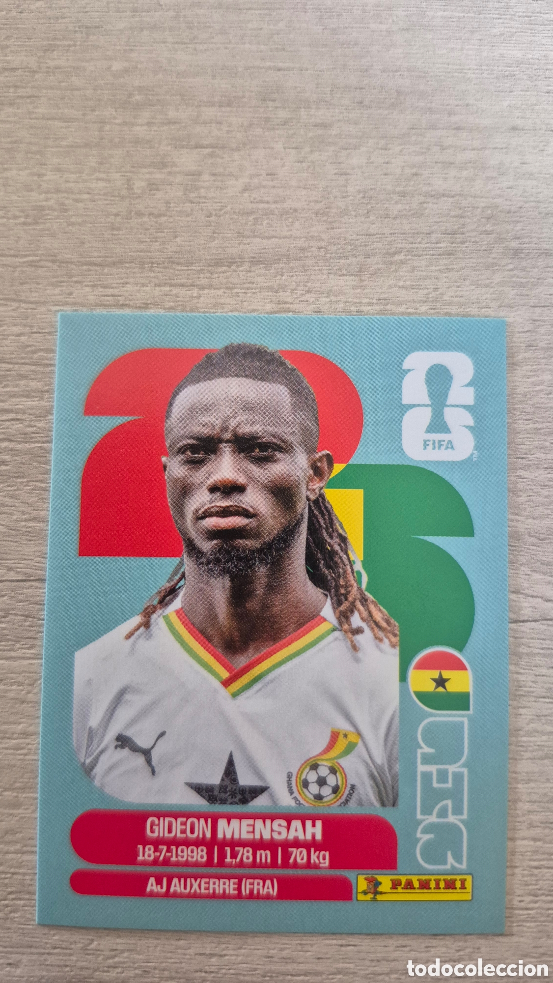 Cromos de F&uacute;tbol: GHA7 Mensah FIFA World Cup 2026