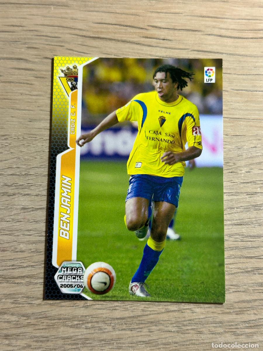 Cromos de F&uacute;tbol: BENJAMIN N&ordm; 485 CADIZ 2005 2006 PANINI MEGACRACKS 05 06