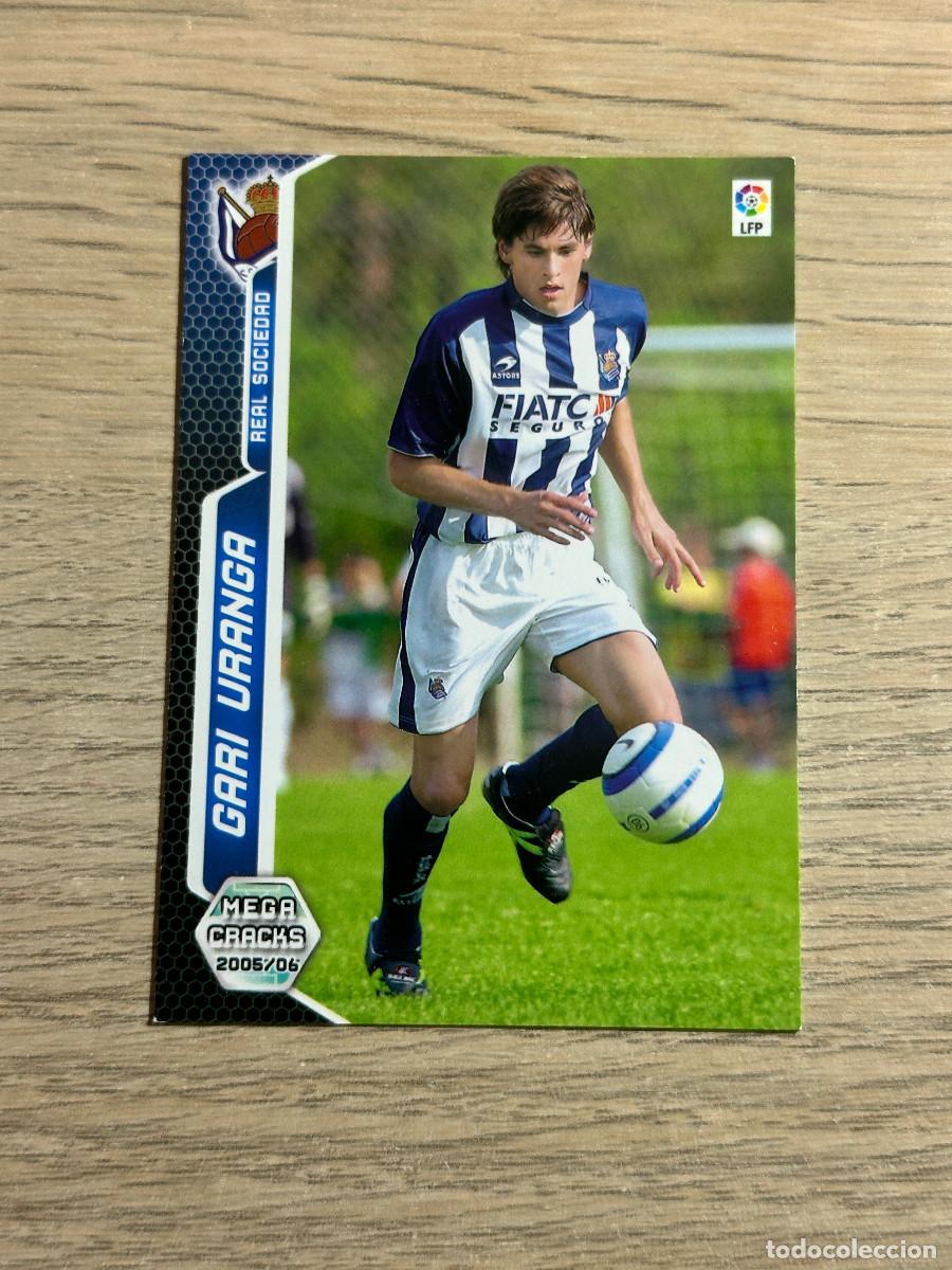 Cromos de F&uacute;tbol: GARI URANGA N&ordm; 303 REAL SOCIEDAD 2005 2006 PANINI MEGACRACKS 05 06