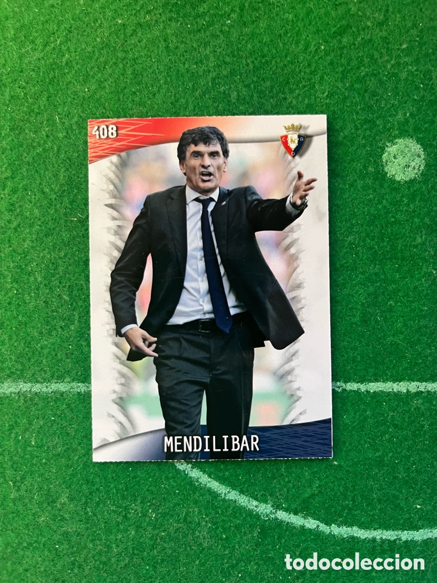 Cromos de F&uacute;tbol: 408 MENDILIBAR OSASUNA LAS FICHAS DE LA LIGA 2013 2014 MUNDICROMO ENTRENADOR