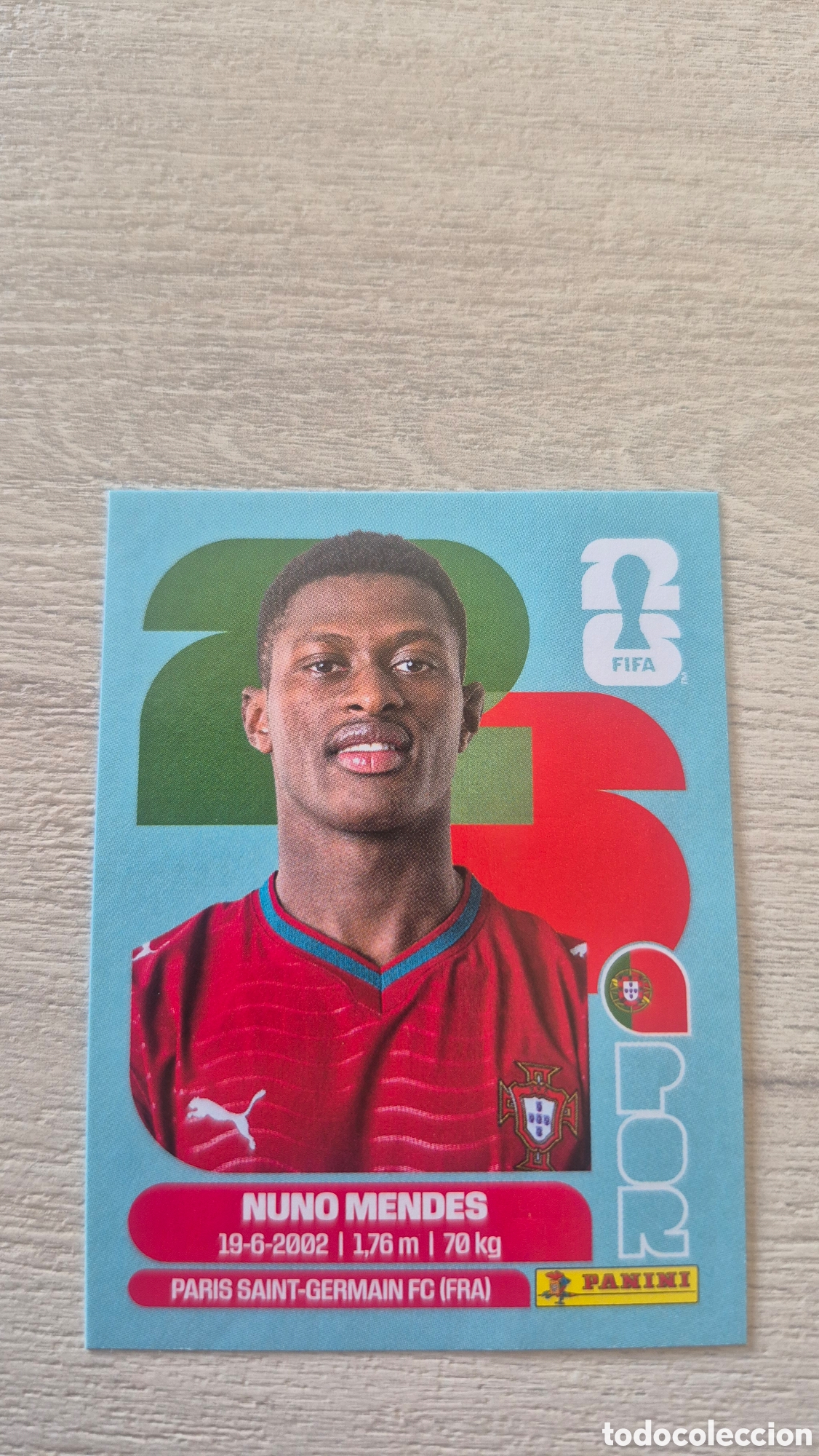 Cromos de F&uacute;tbol: POR7 Nuno Mendes FIFA World Cup 2026