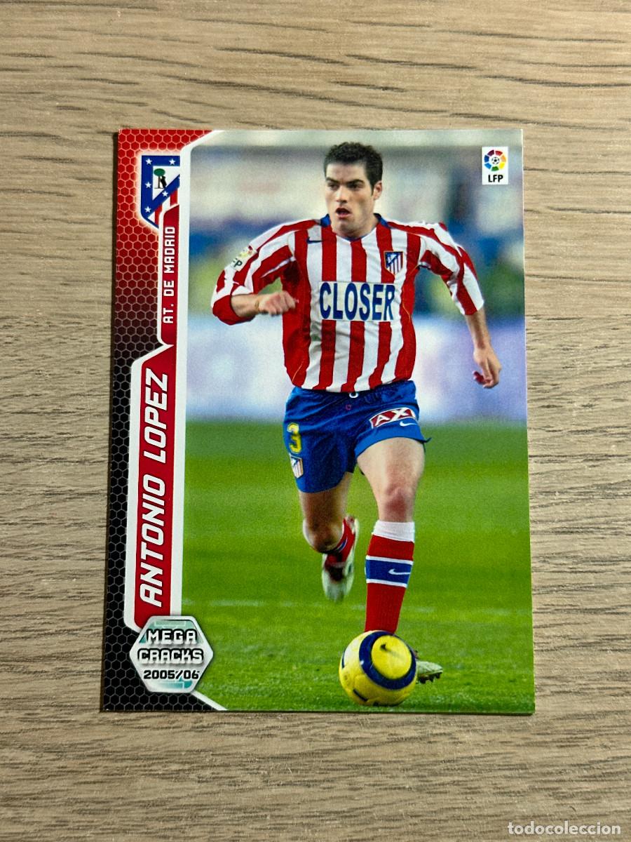 Cromos de F&uacute;tbol: ANTONIO LOPEZ N&ordm; 44 ATLETICO DE MADRID 2005 2006 PANINI MEGACRACKS 05 06