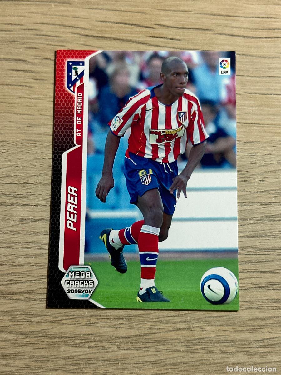 Cromos de F&uacute;tbol: PEREA N&ordm; 41 ATLETICO DE MADRID 2005 2006 PANINI MEGACRACKS 05 06