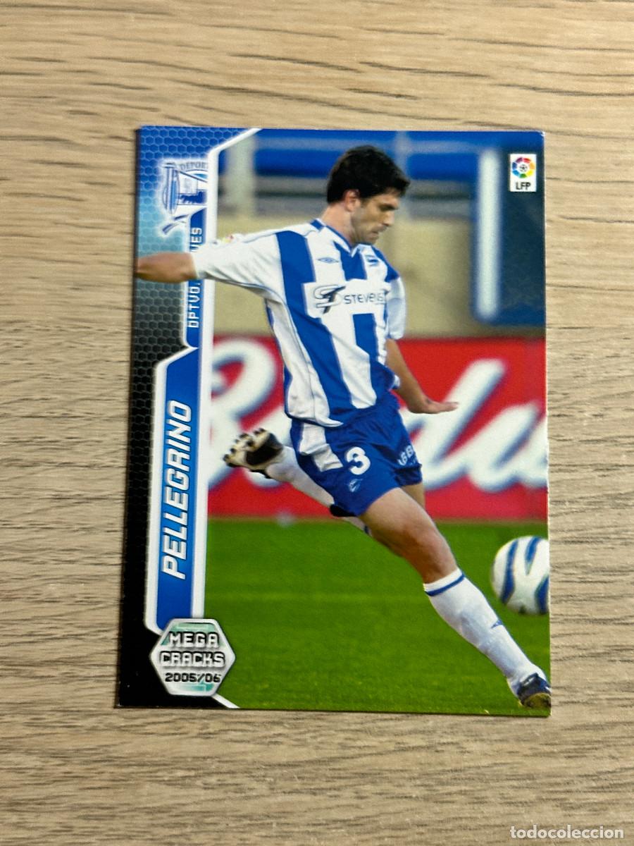 Fu&szlig;ball-Sticker: PELLEGRINO N&ordm; 465 ALAVES NUEVO FICHAJE 2005 2006 PANINI MEGACRACKS 05 06