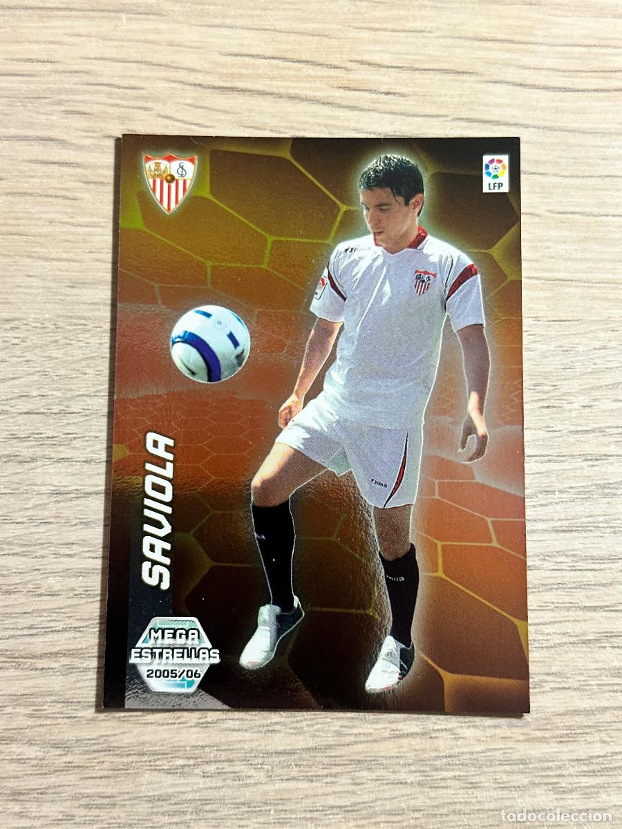 Cromos de F&uacute;tbol: SAVIOLA N&ordm; 387 BIS SEVILLA MEGA ESTRELLAS 2005 2006 PANINI MEGACRACKS 05 06