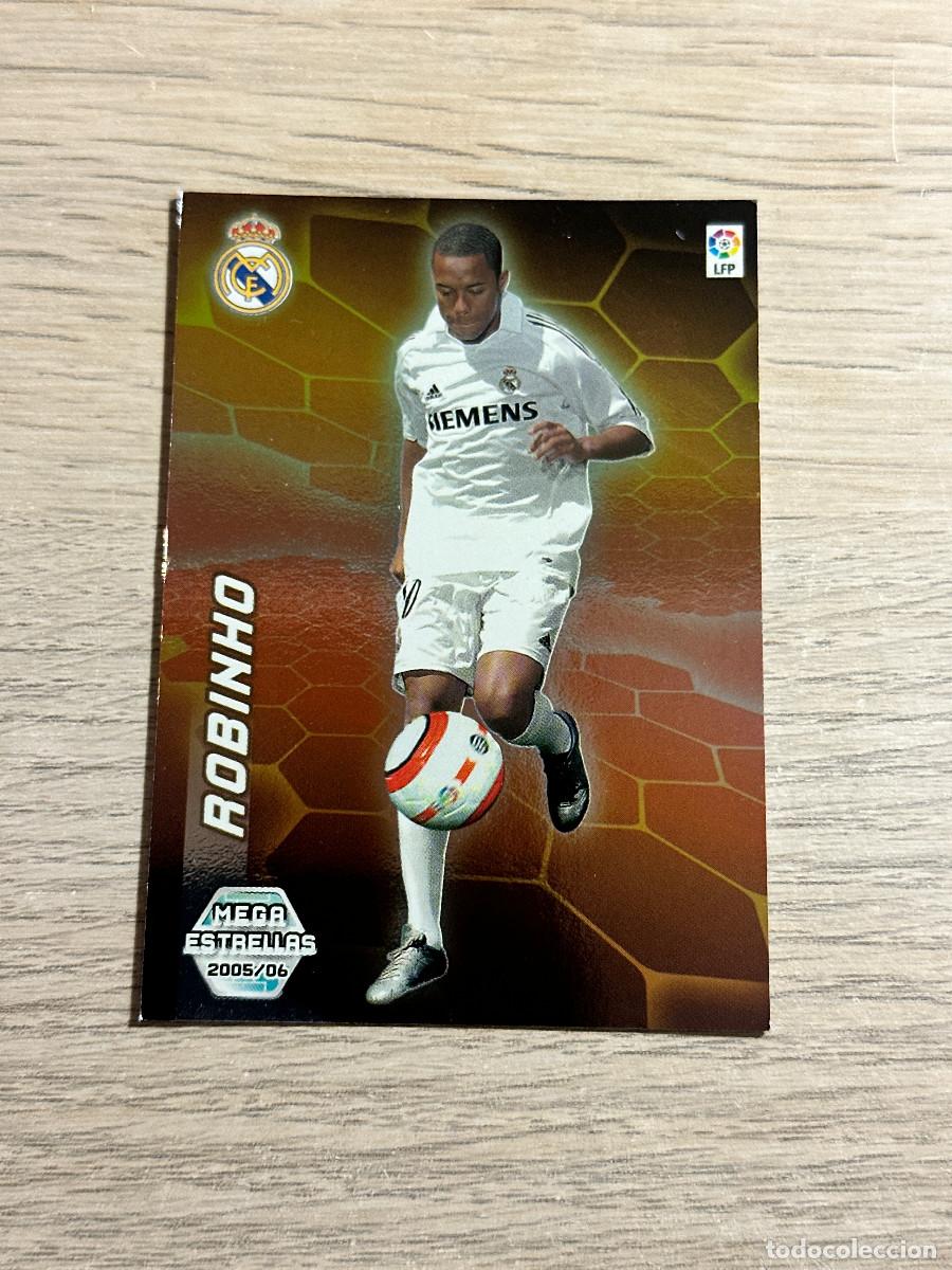 Cromos de F&uacute;tbol: ROBINHO N&ordm; 396 BIS REAL MADRID MEGA ESTRELLAS 2005 2006 PANINI MEGACRACKS 05 06