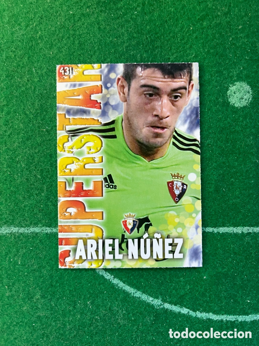 Cromos de F&uacute;tbol: 431 ARIEL N&Uacute;&Ntilde;EZ OSASUNA LAS FICHAS DE LA LIGA 2013 2014 MUNDICROMO SUPERSTAR