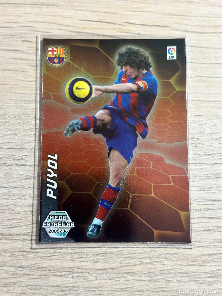 Cromos de F&uacute;tbol: PUYOL N&ordm; 366 FC BARCELONA MEGA ESTRELLAS 2005 2006 PANINI MEGACRACKS 05 06