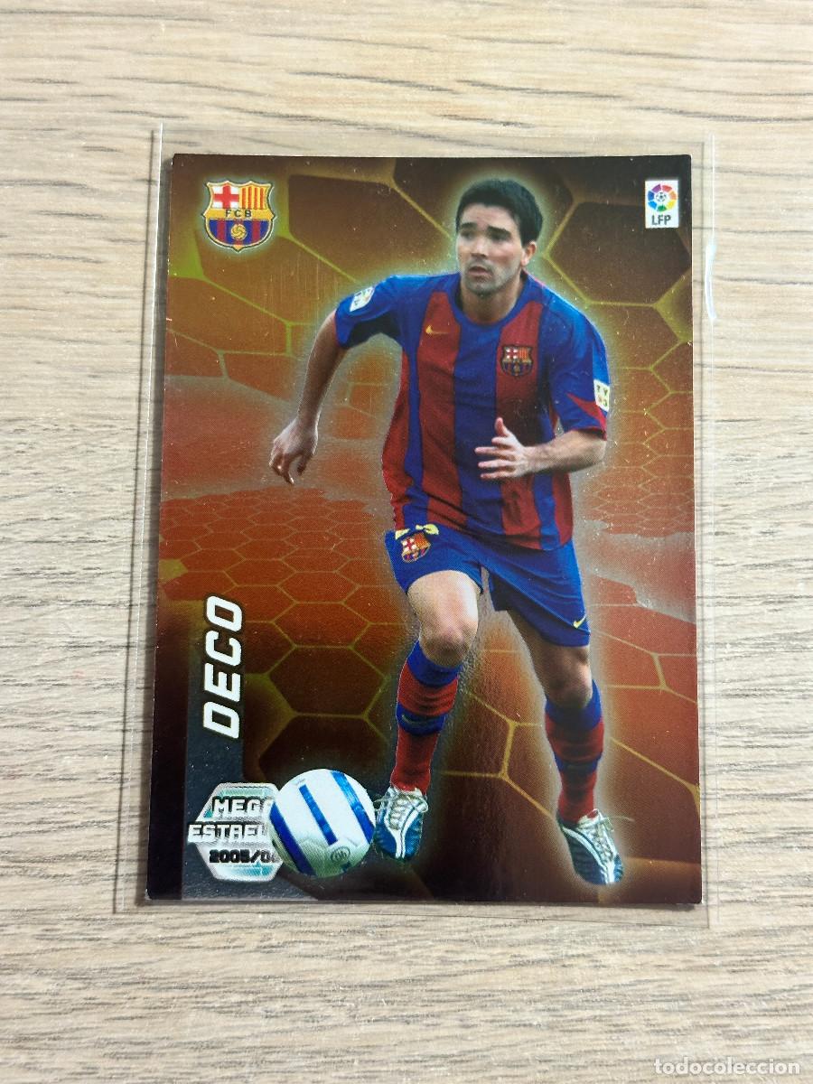 Cromos de F&uacute;tbol: DECO N&ordm; 376 FC BARCELONA MEGA ESTRELLAS 2005 2006 PANINI MEGACRACKS 05 06